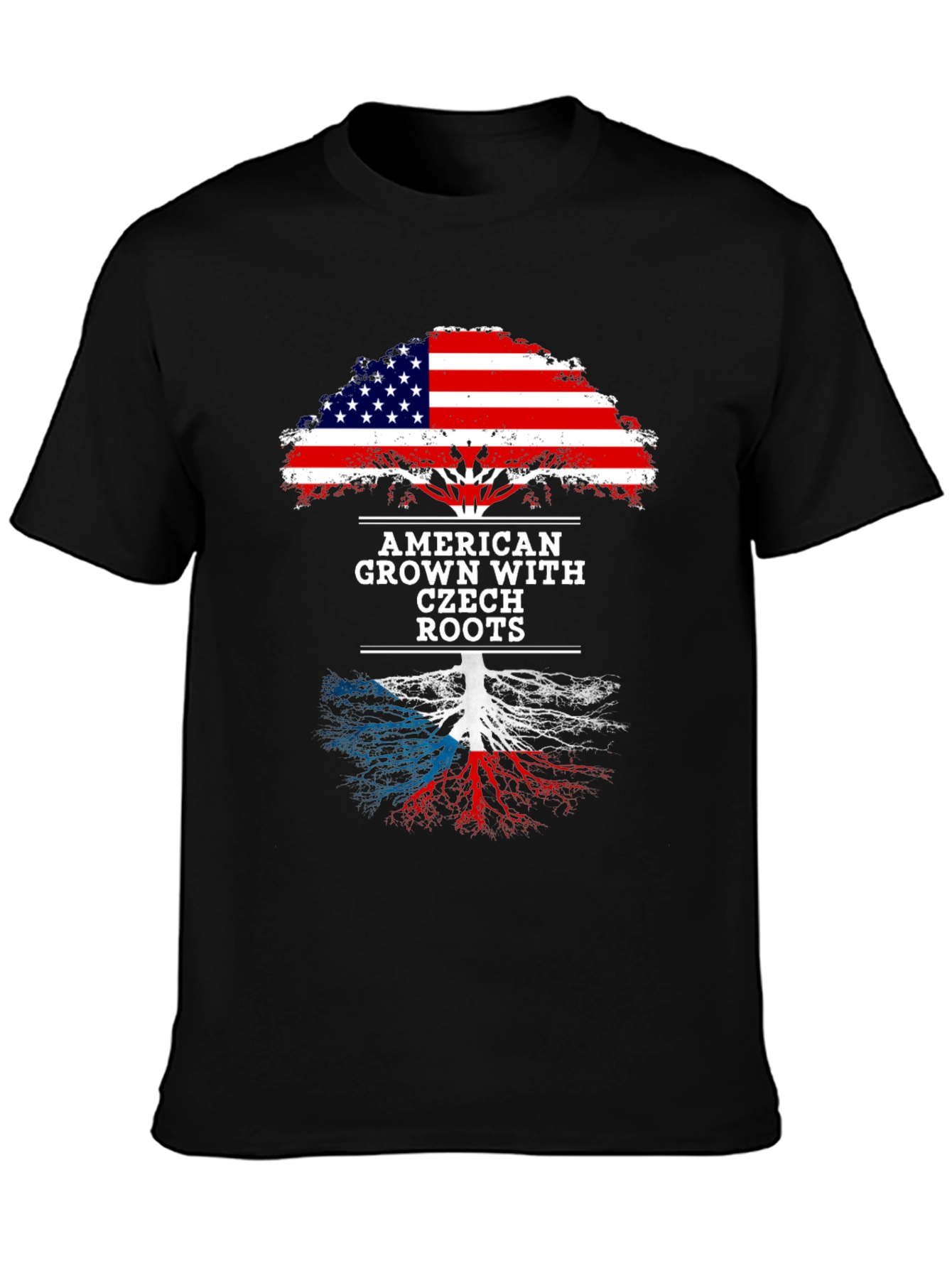 American Grown Czech Roots Tree T-Shirt