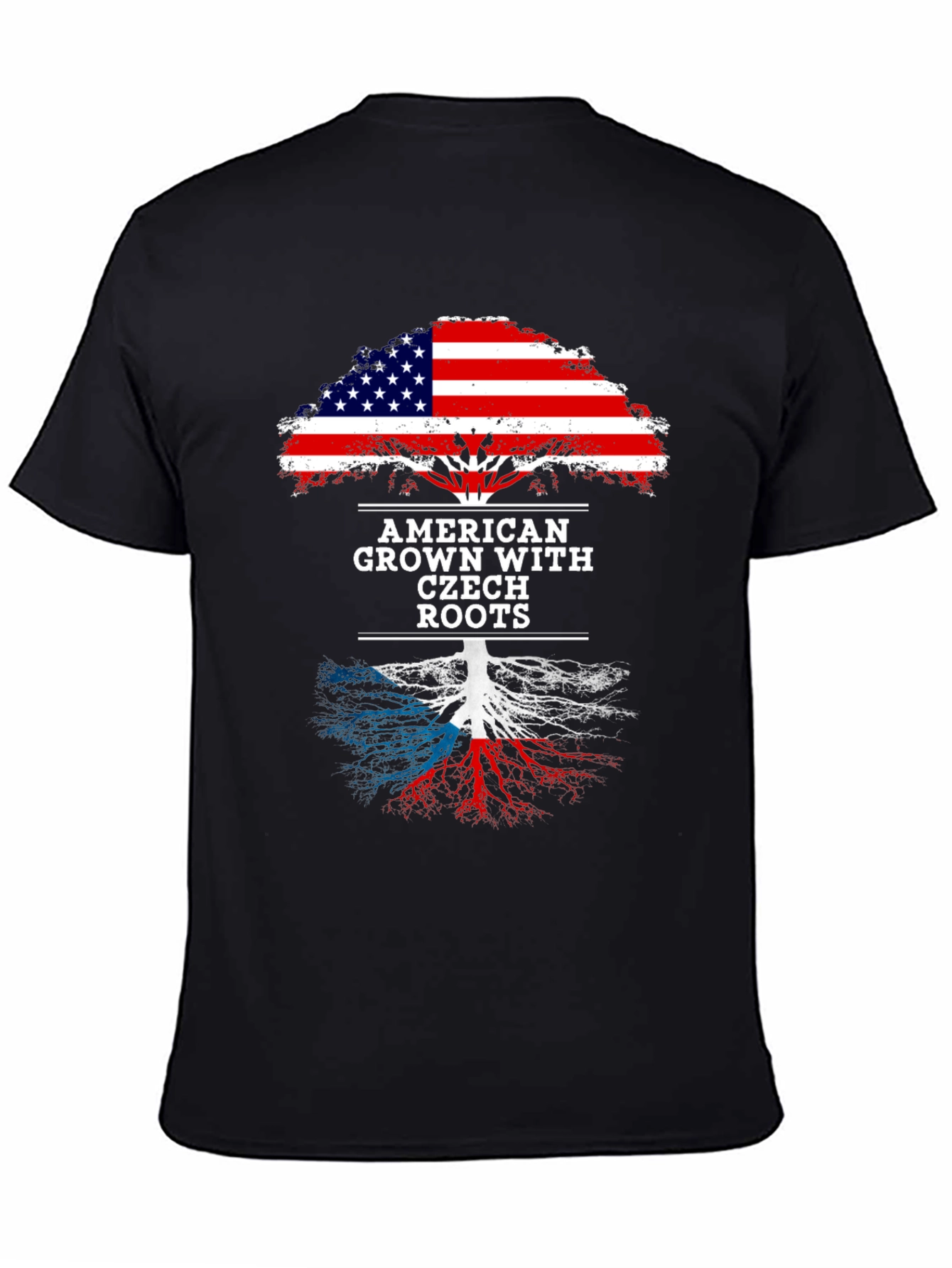 American Grown Czech Roots Tree T-Shirt