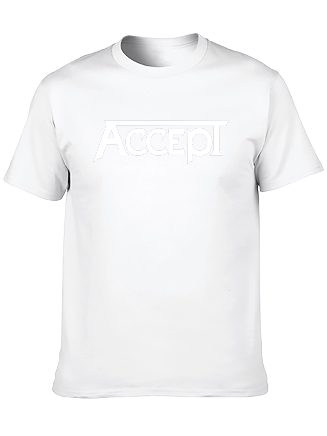 Accept Band Logo Black T-Shirt - Classic Rock Tee
