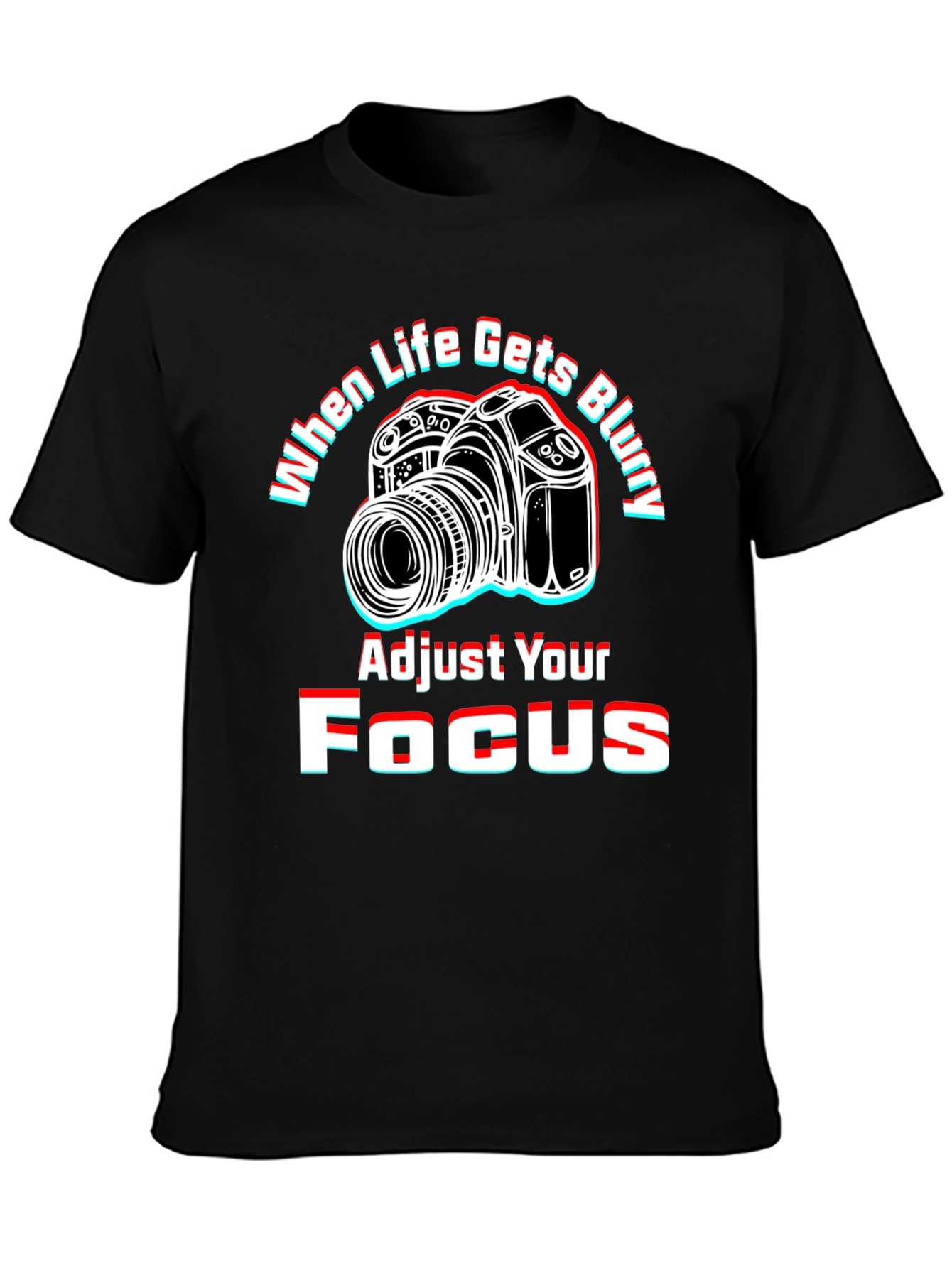 Adjust Your Focus Camera T-Shirt