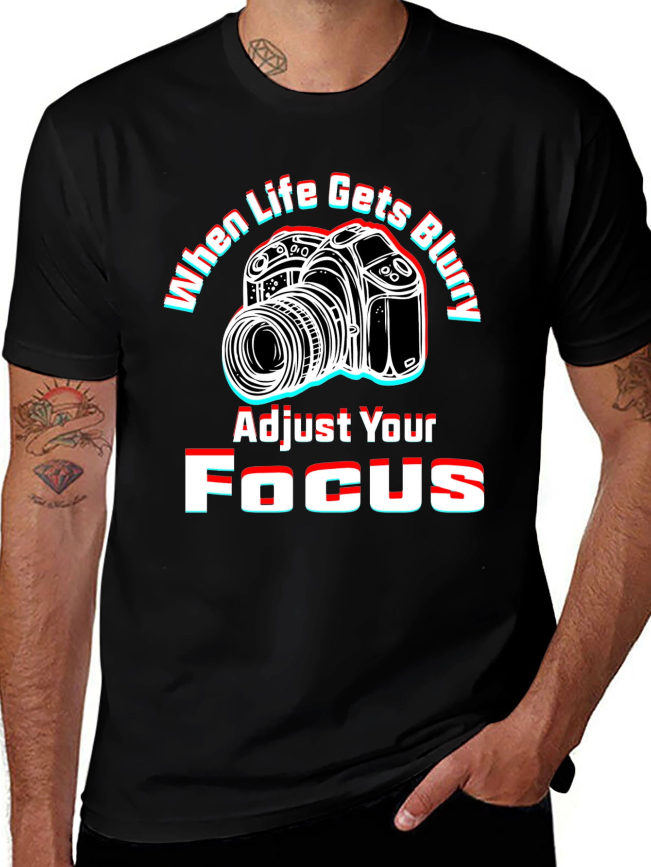 Adjust Your Focus Camera T-Shirt