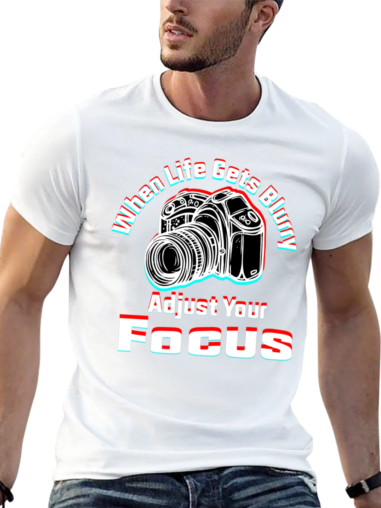 Adjust Your Focus Camera T-Shirt