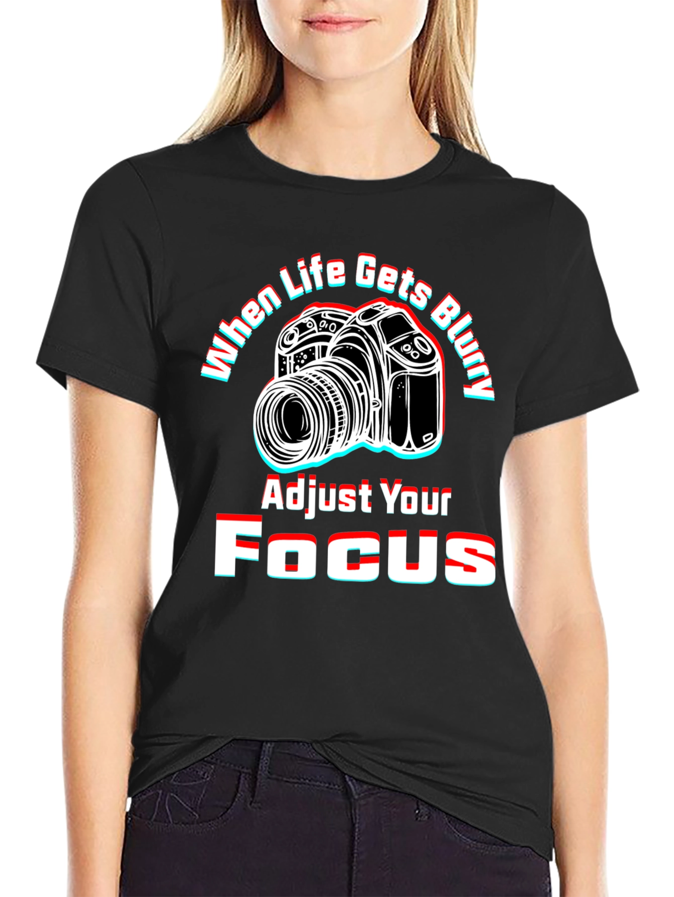 Adjust Your Focus Camera T-Shirt