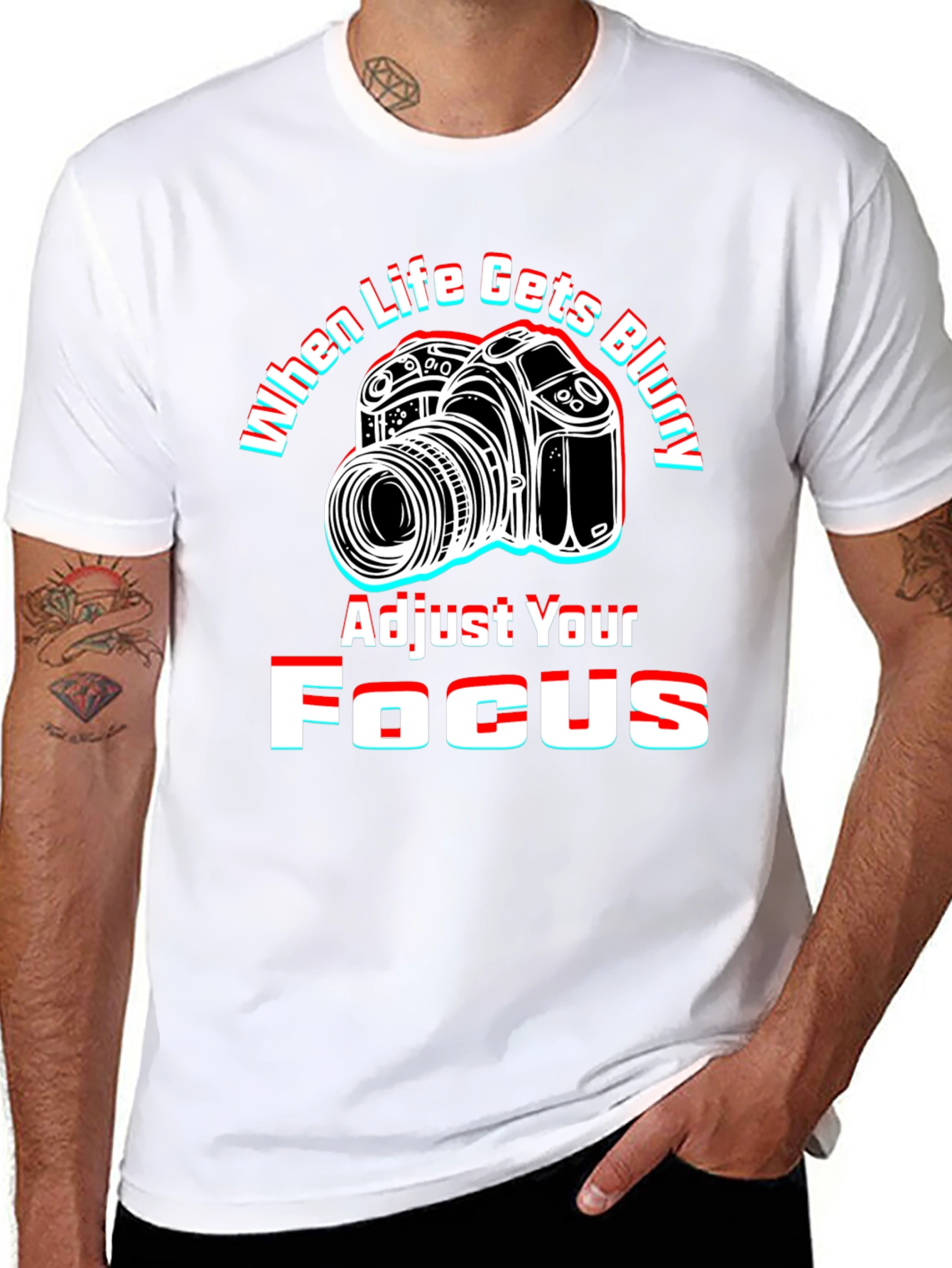 Adjust Your Focus Camera T-Shirt