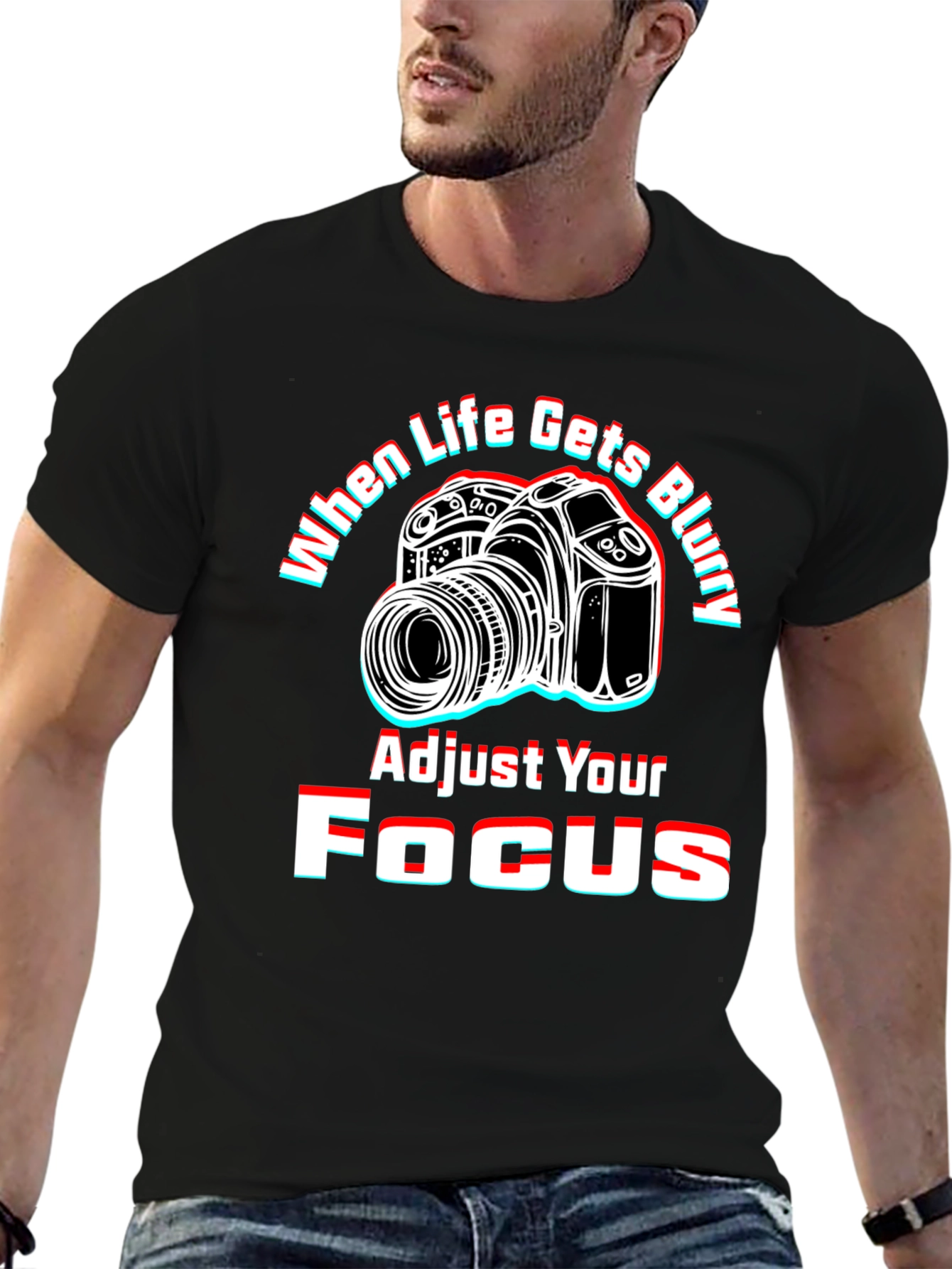 Adjust Your Focus Camera T-Shirt