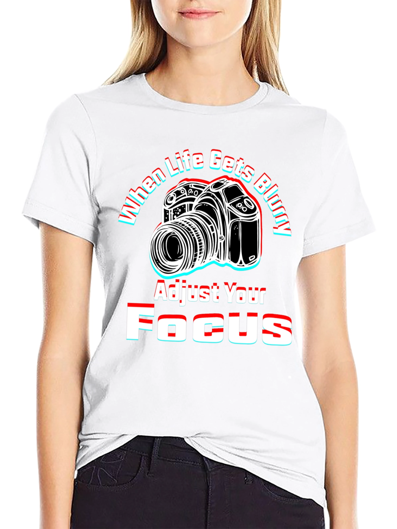Adjust Your Focus Camera T-Shirt