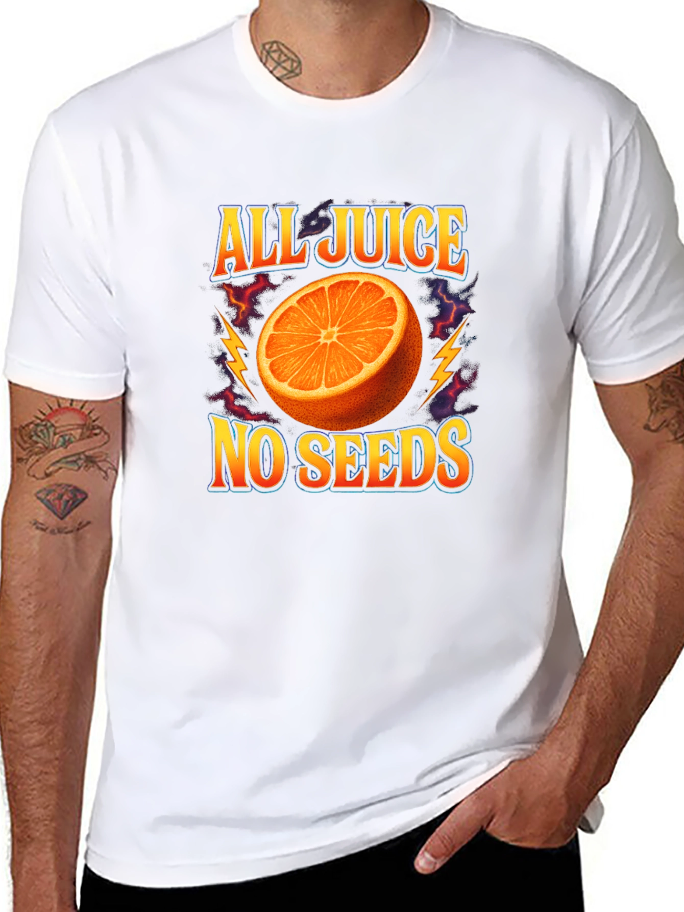 All Juice No Seeds Graphic T-Shirt