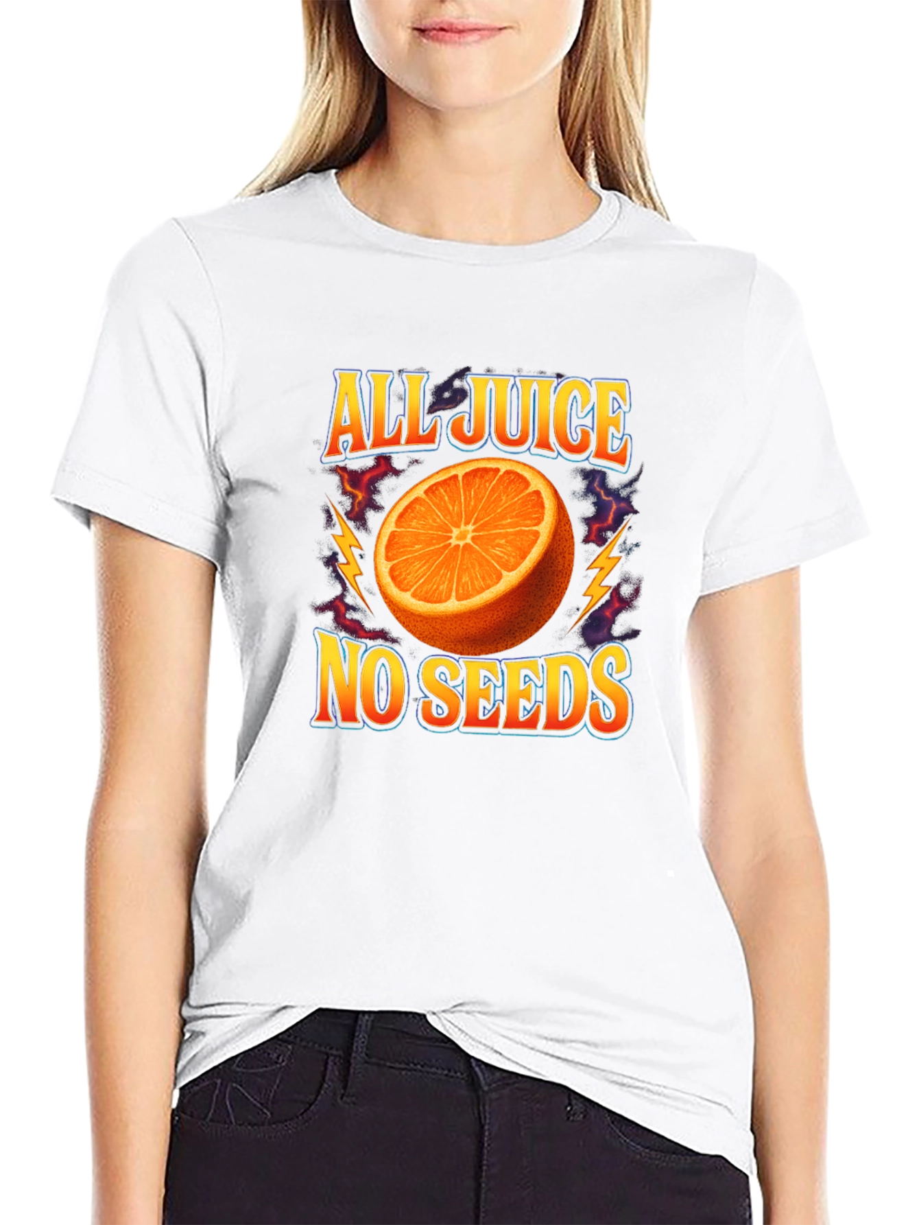 All Juice No Seeds Graphic T-Shirt
