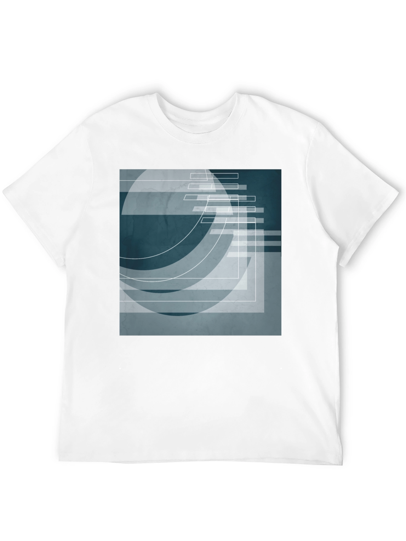 Abstract Geometric Graphic Print T-Shirt