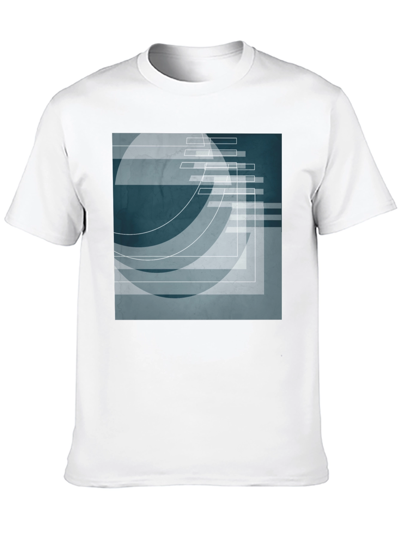 Abstract Geometric Graphic Print T-Shirt