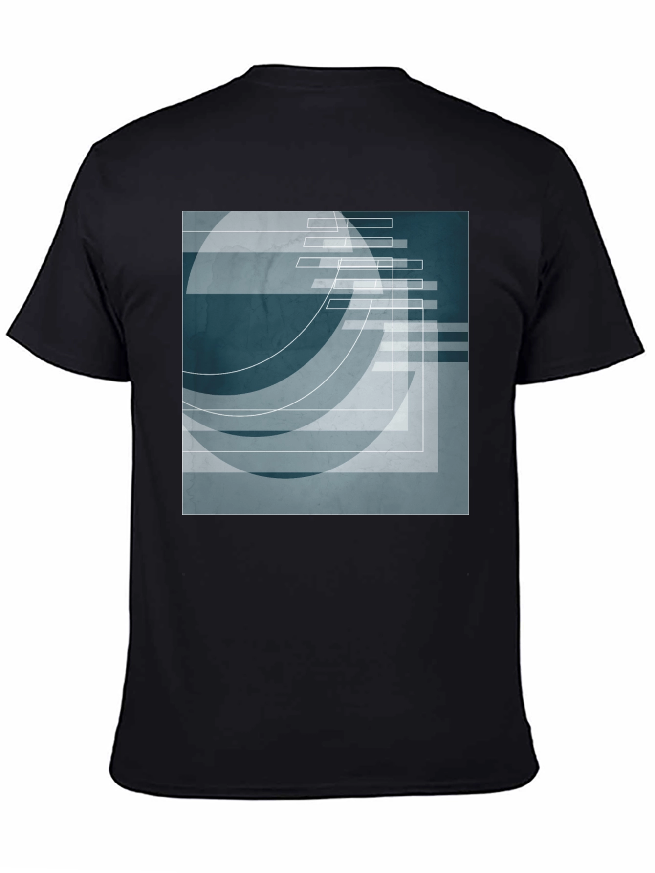 Abstract Geometric Graphic Print T-Shirt