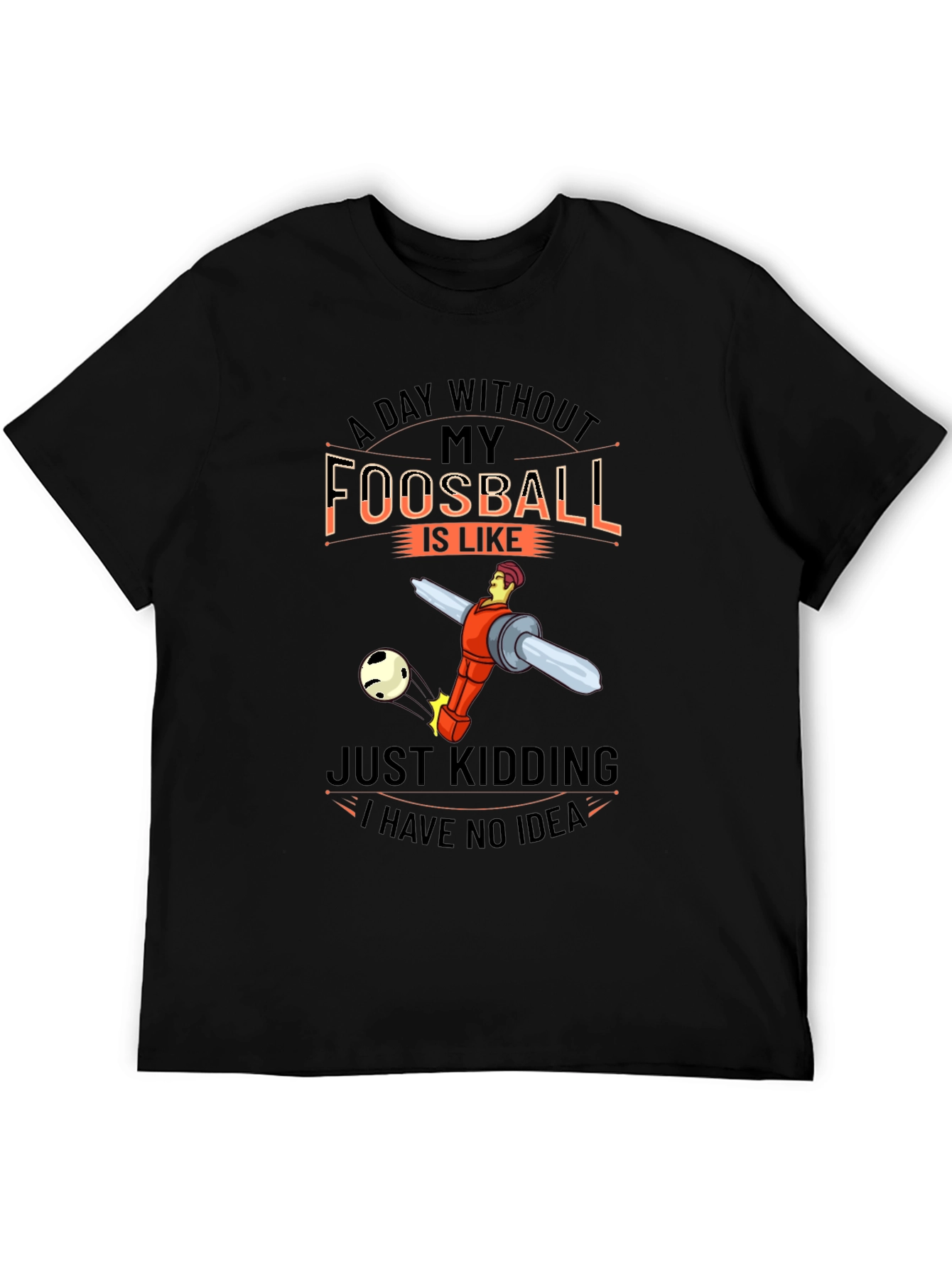 Foosball Player Graphic T-Shirt - Funny Tee