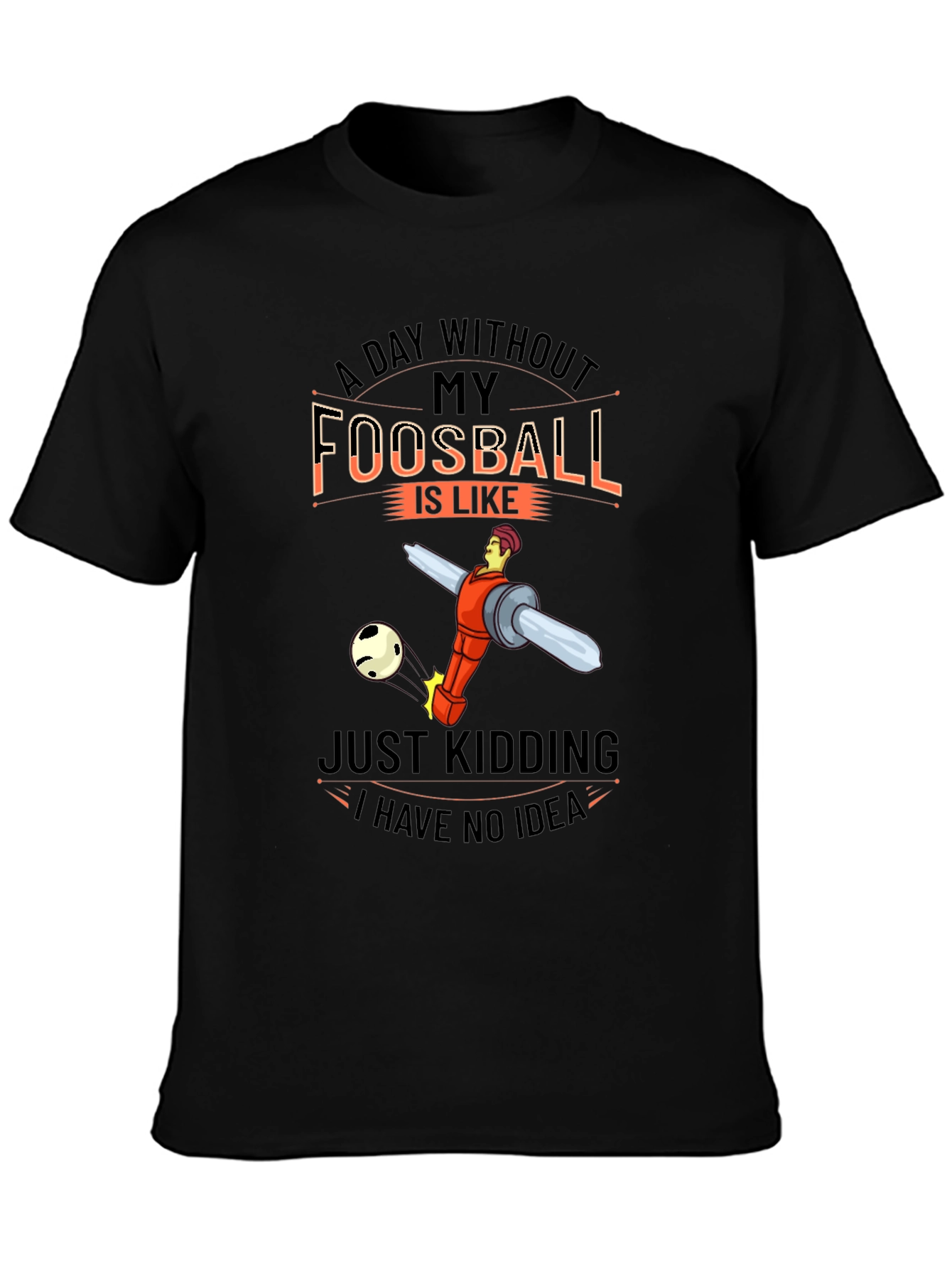 Foosball Player Graphic T-Shirt - Funny Tee