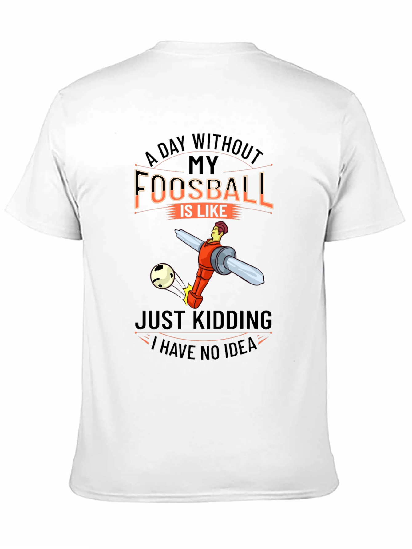 Foosball Player Graphic T-Shirt - Funny Tee