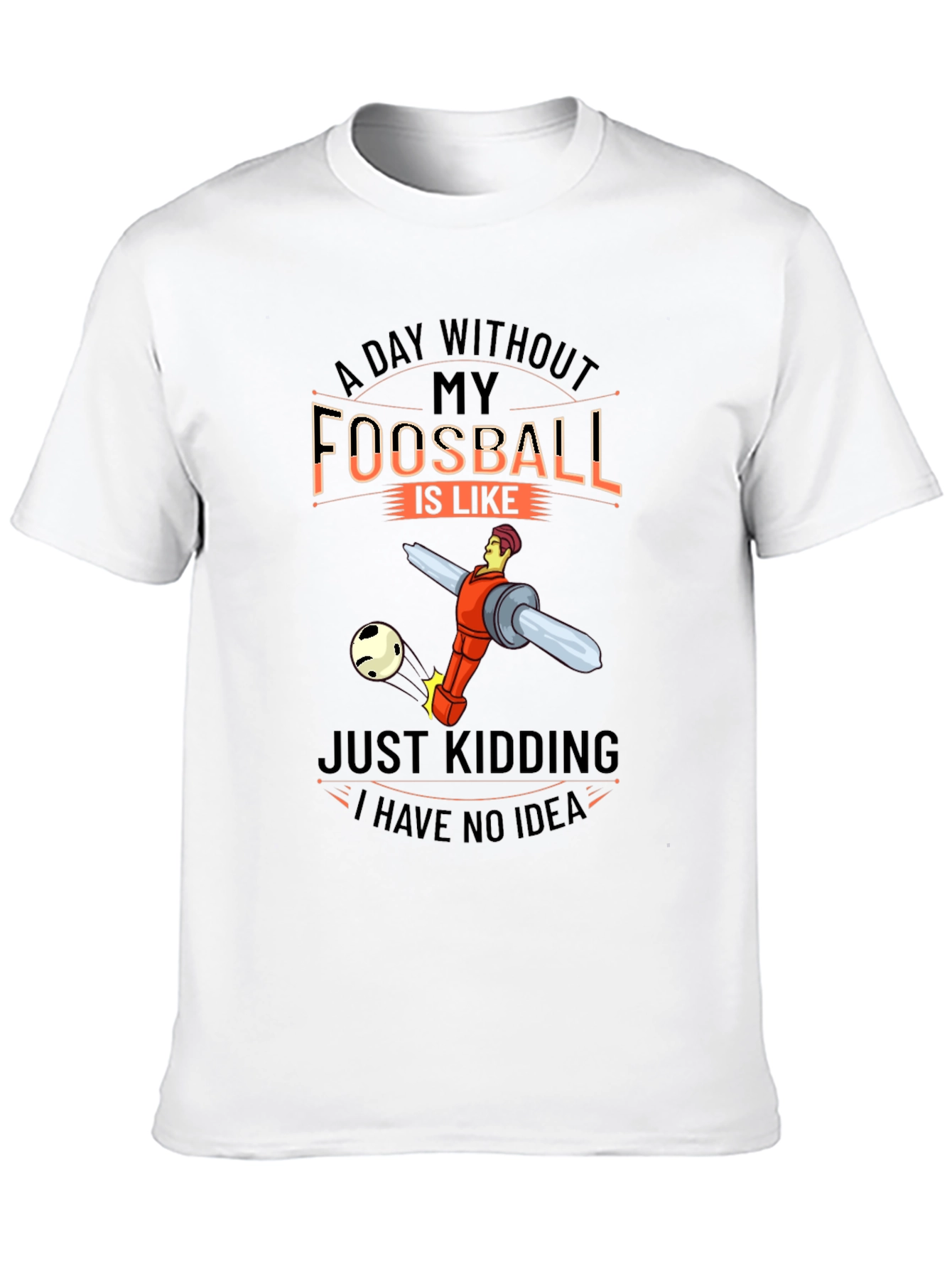 Foosball Player Graphic T-Shirt - Funny Tee