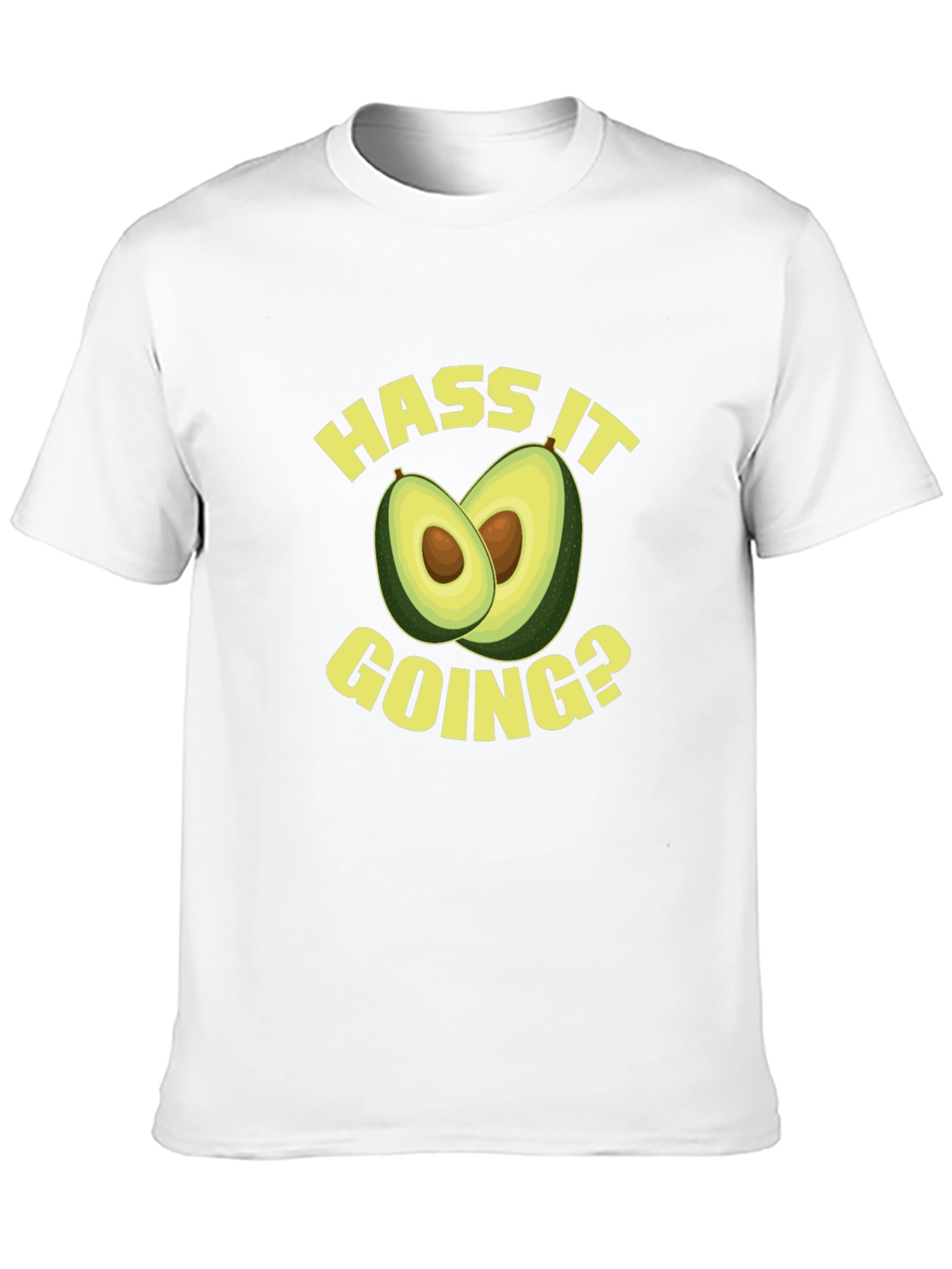 Hass It Going? Avocado Graphic Tee - Black