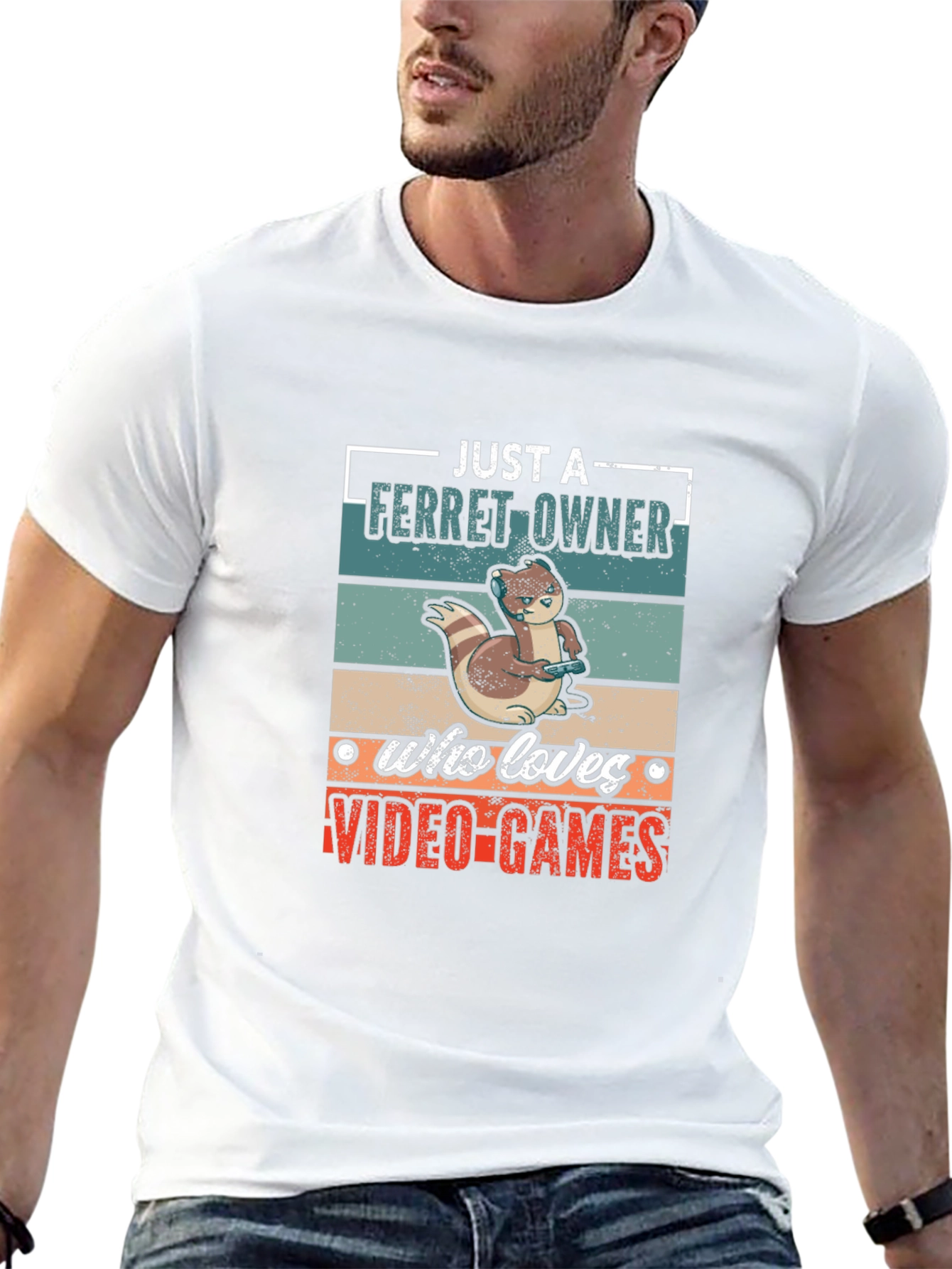 Ferret Owner Video Game Lover T-Shirt