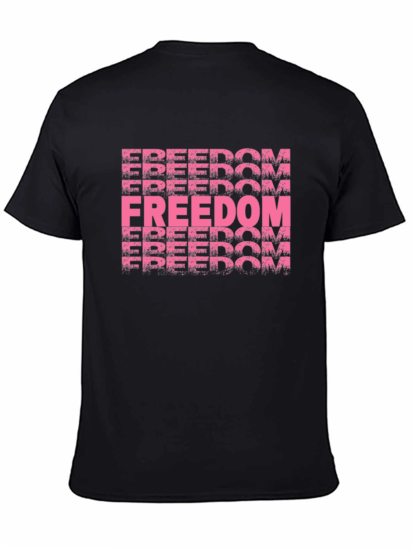 Freedom Graphic Black T-Shirt