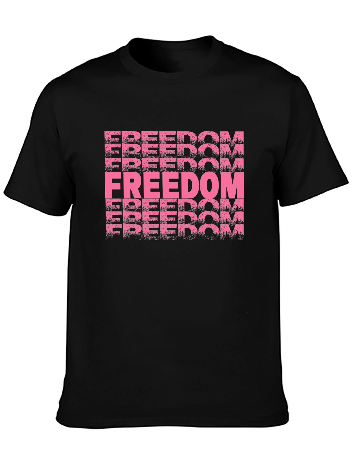 Freedom Graphic Black T-Shirt