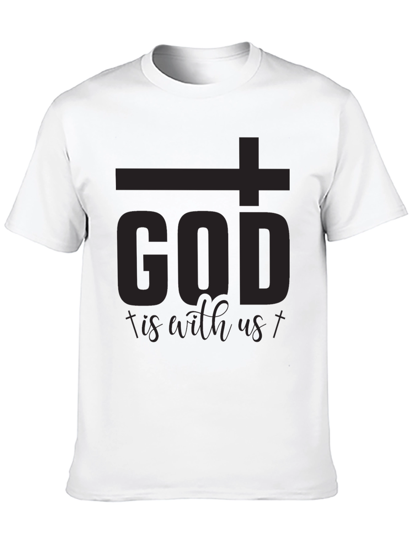 God is With Us T-Shirt - Christian Faith Tee