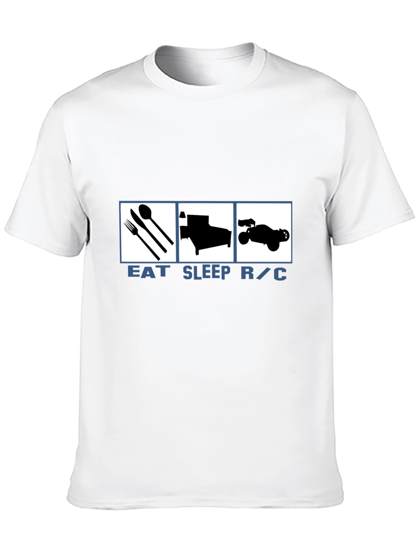 Eat Sleep R/C Black Graphic Tee