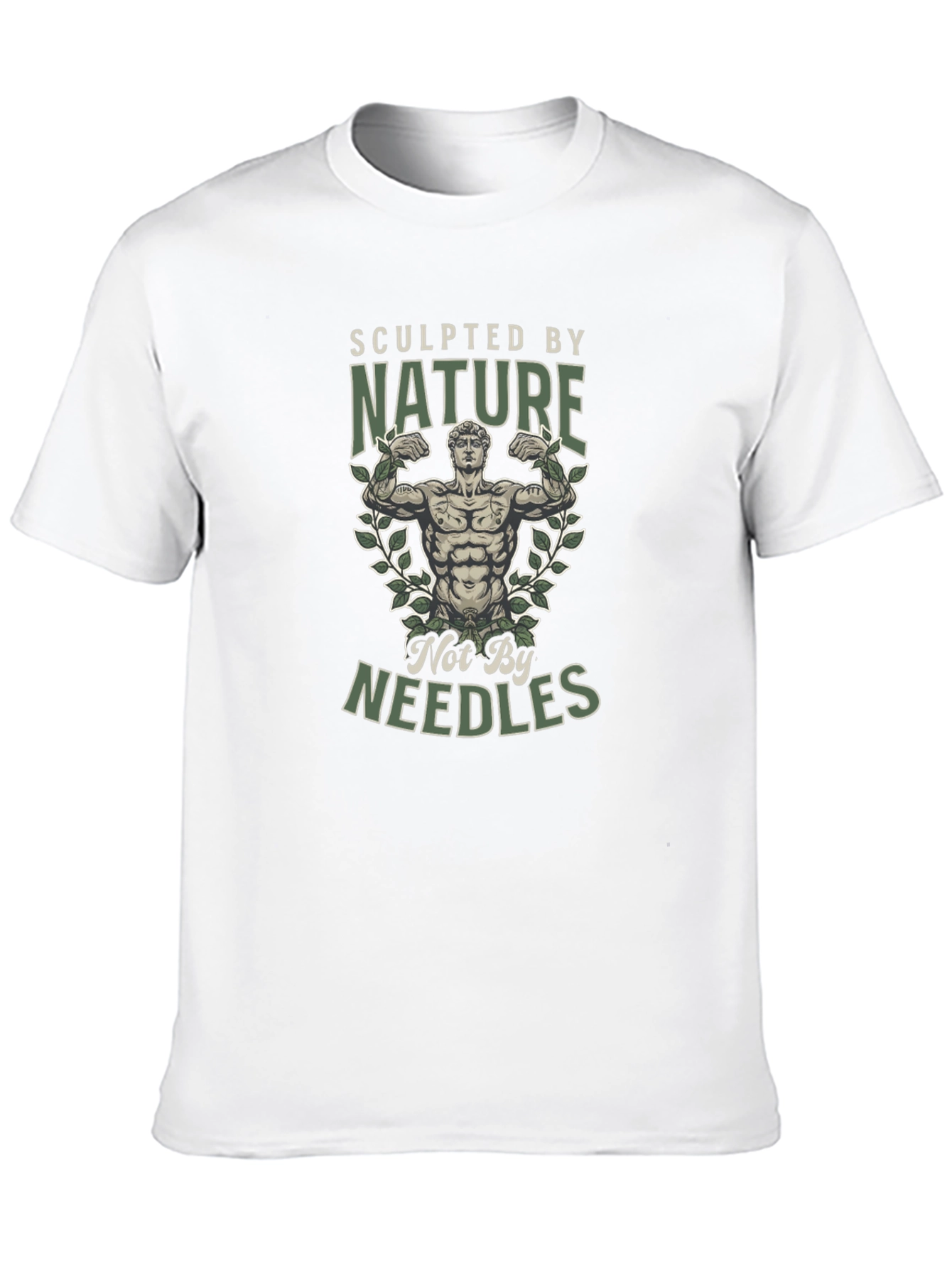 Sculpted by Nature T-Shirt - Natural Bodybuilding Tee