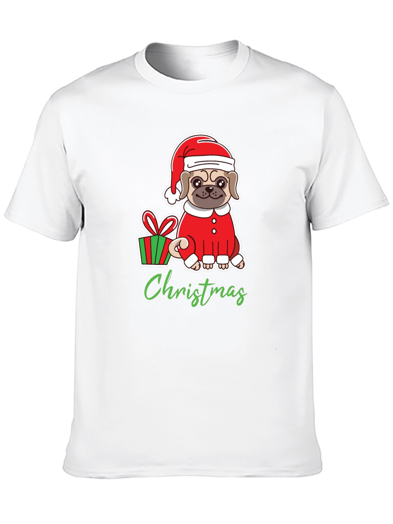 Christmas Pug T-Shirt