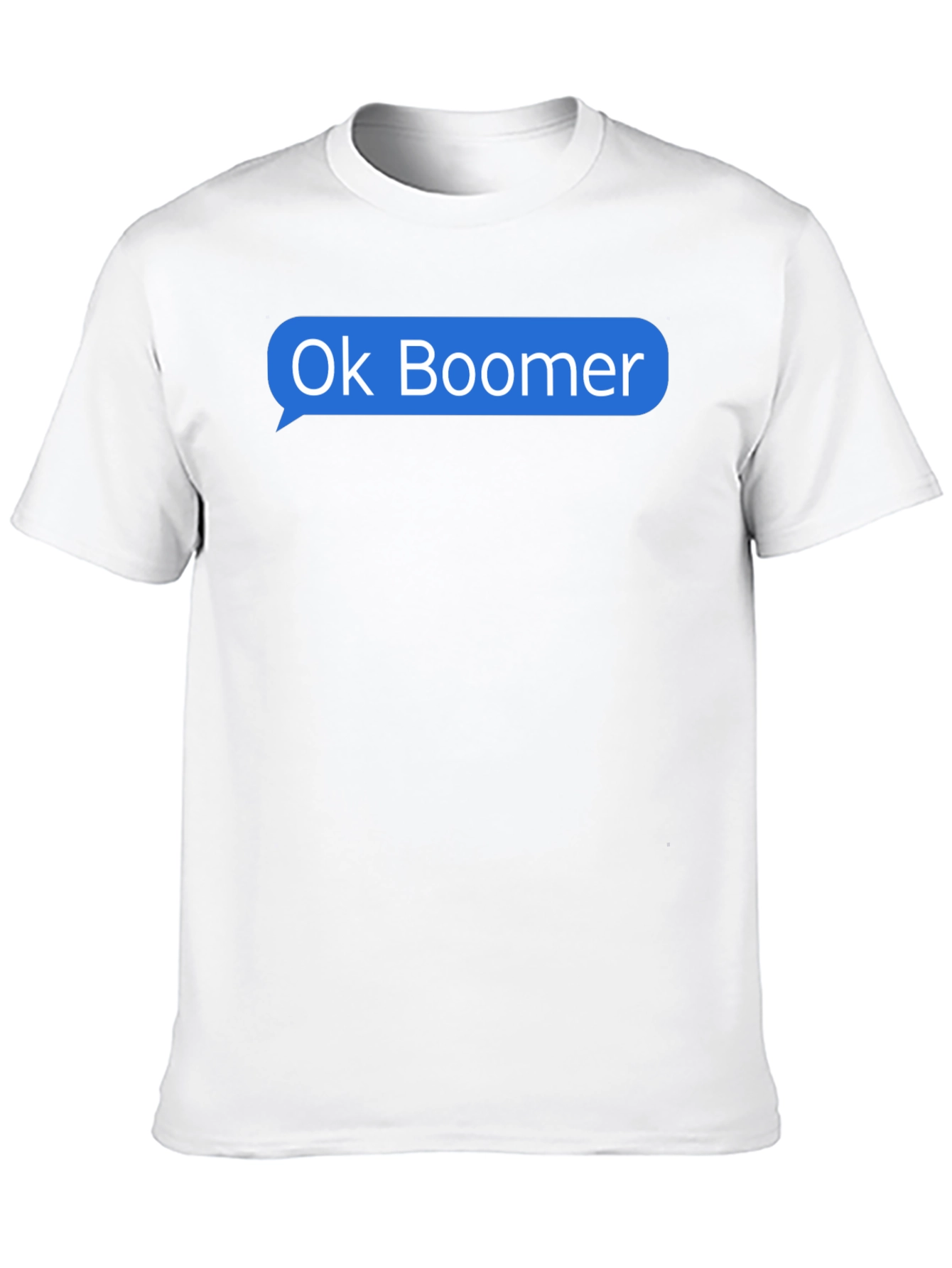 Ok Boomer Text Bubble Graphic Tee - Black