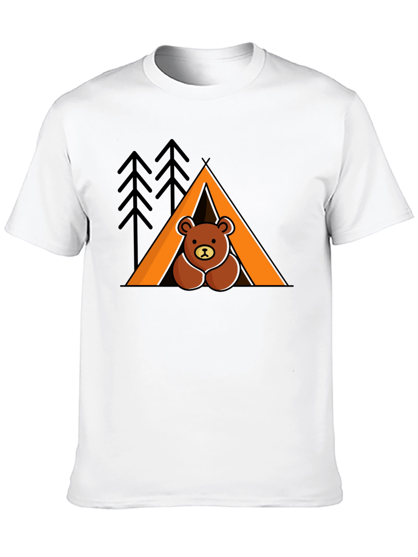 Camping Bear T-Shirt - Outdoor Adventure