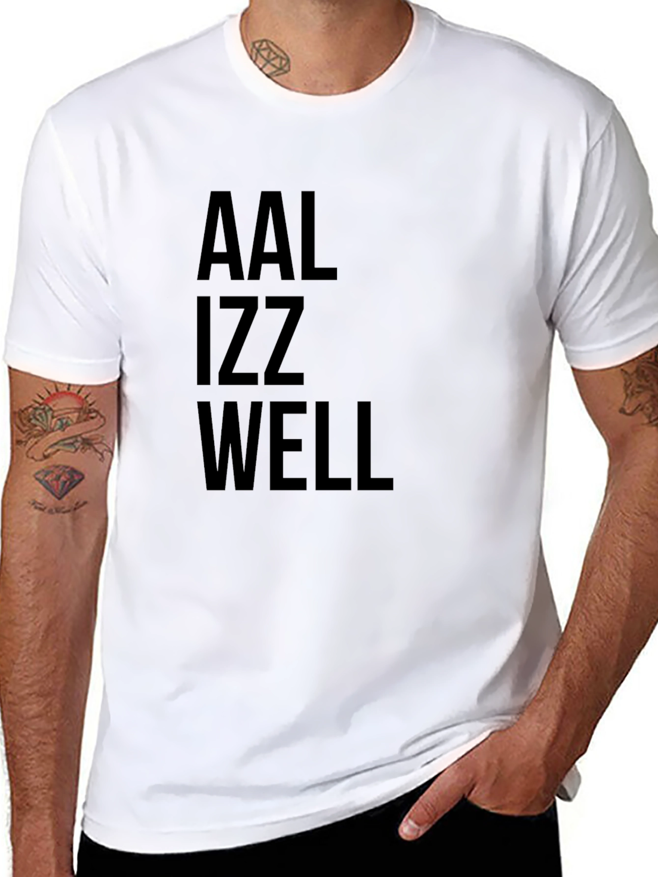 AAL IZZ WELL Graphic Tee - Relaxed Fit