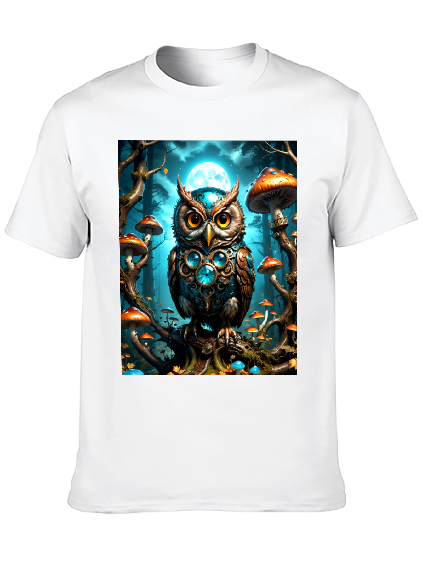 Mystic Owl Forest T-Shirt