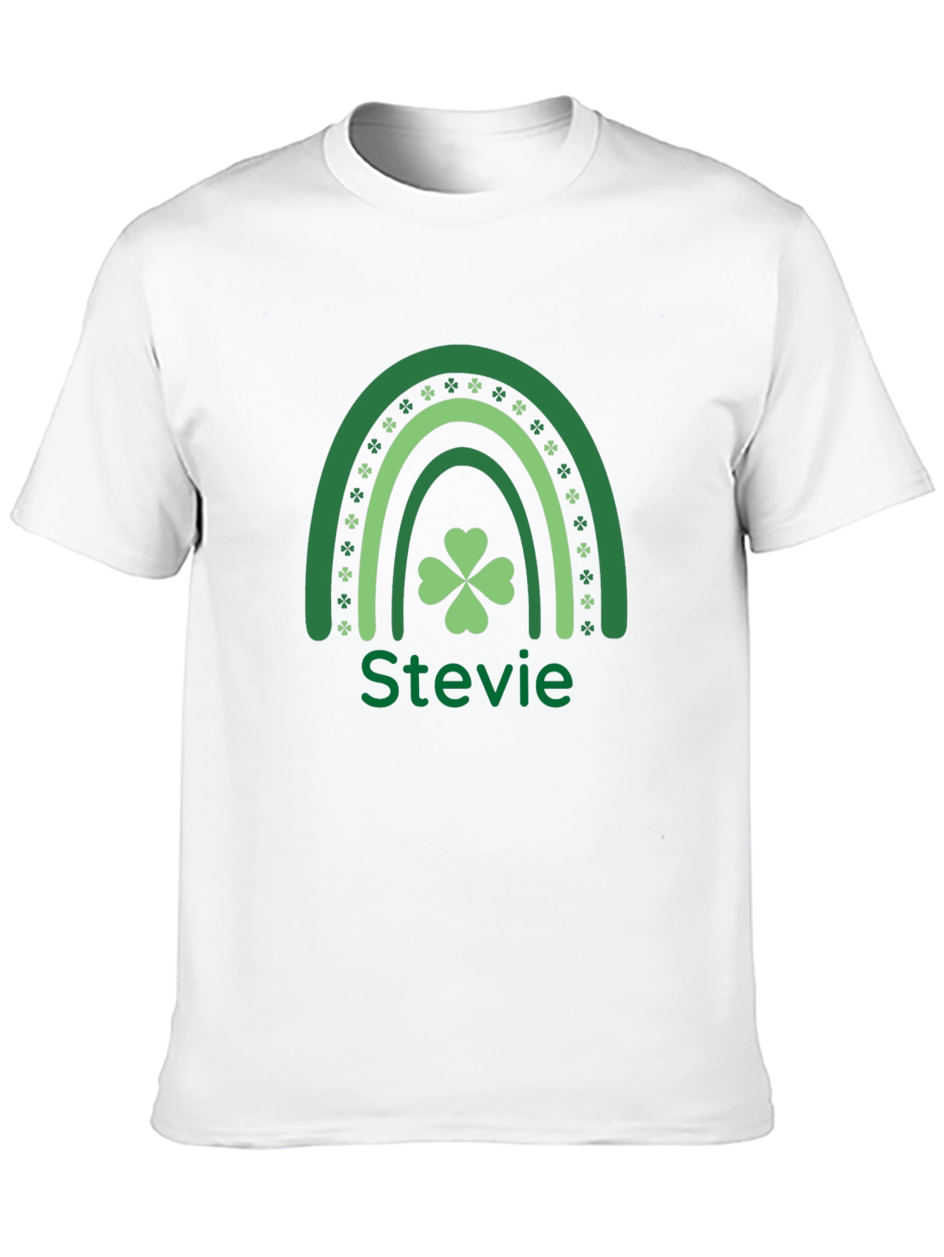 Stevies Lucky St. Patricks Day Rainbow Tee