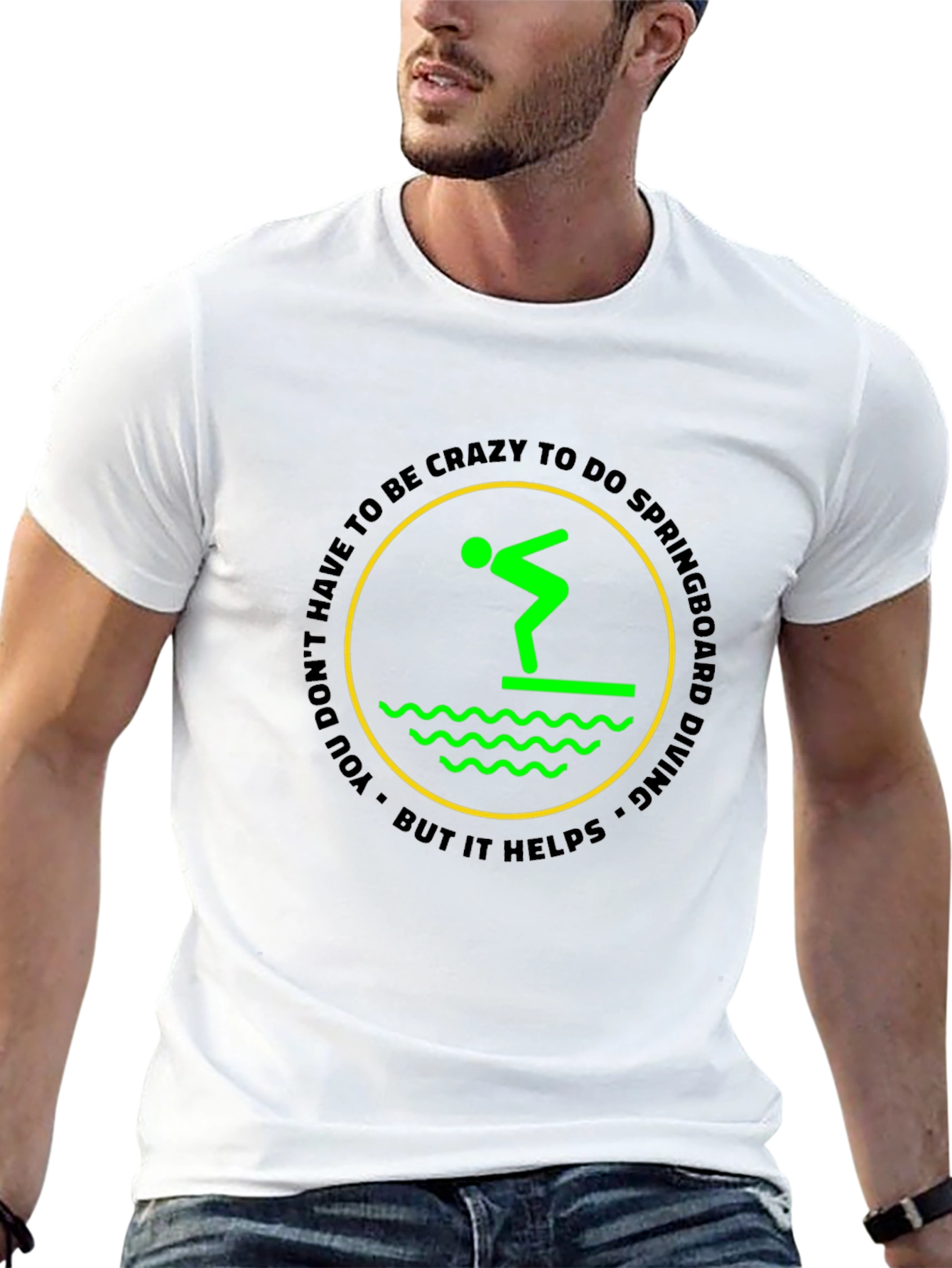 Crazy Springboard Diving T-Shirt