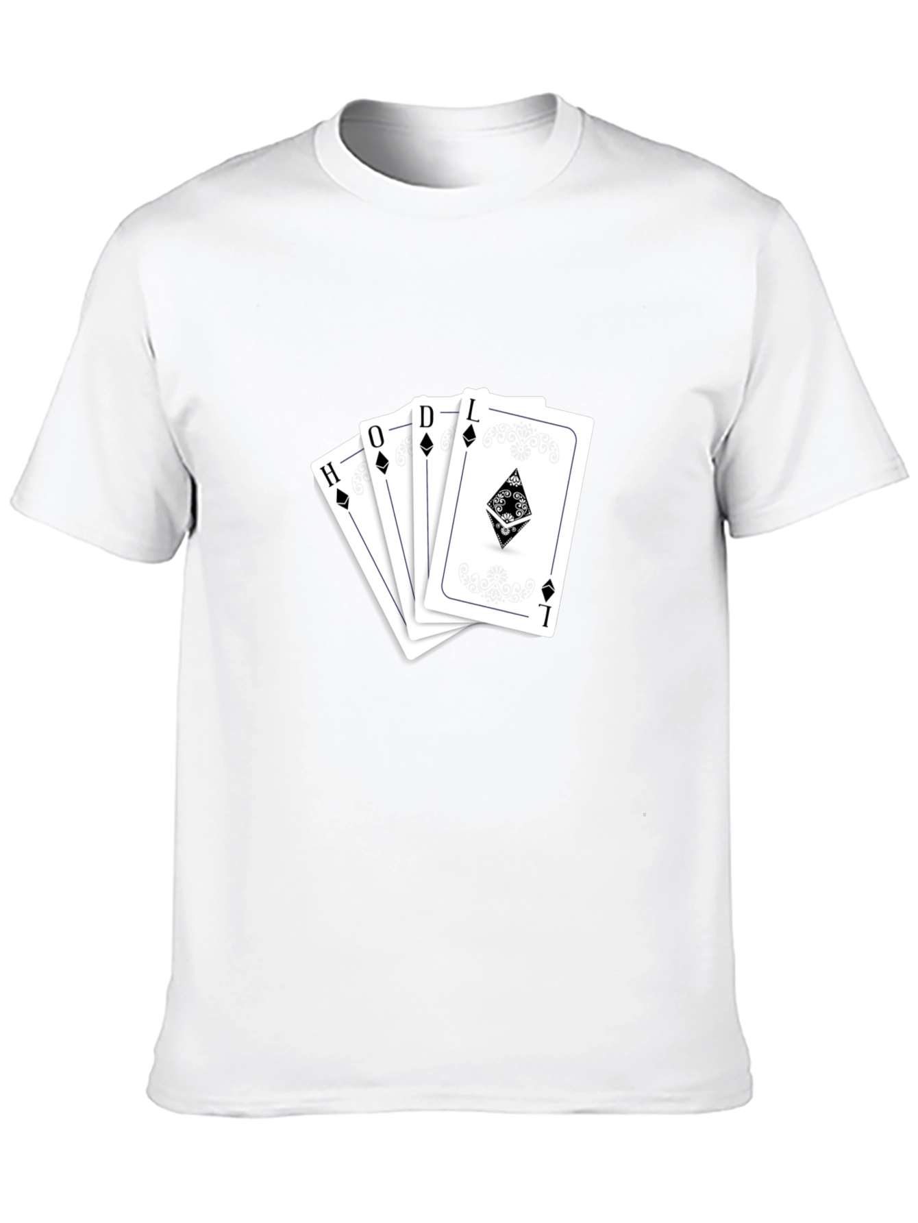 HODL Crypto Poker Card T-Shirt