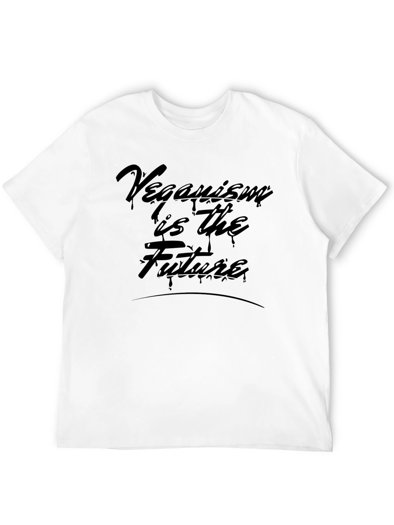 Veganism is the Future T-Shirt - Unisex Black Tee