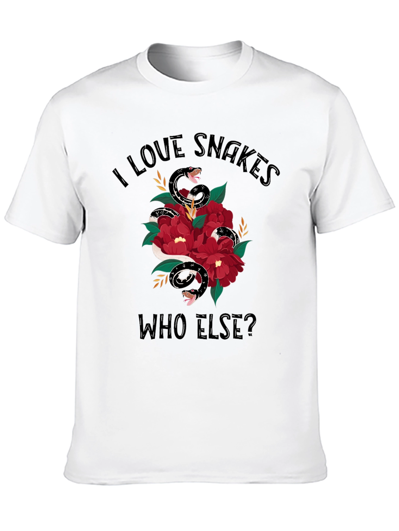 I Love Snakes Graphic Tee