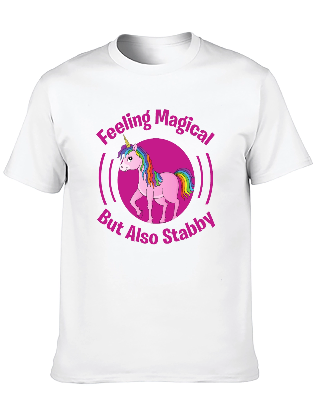 Feeling Magical Unicorn Graphic T-Shirt