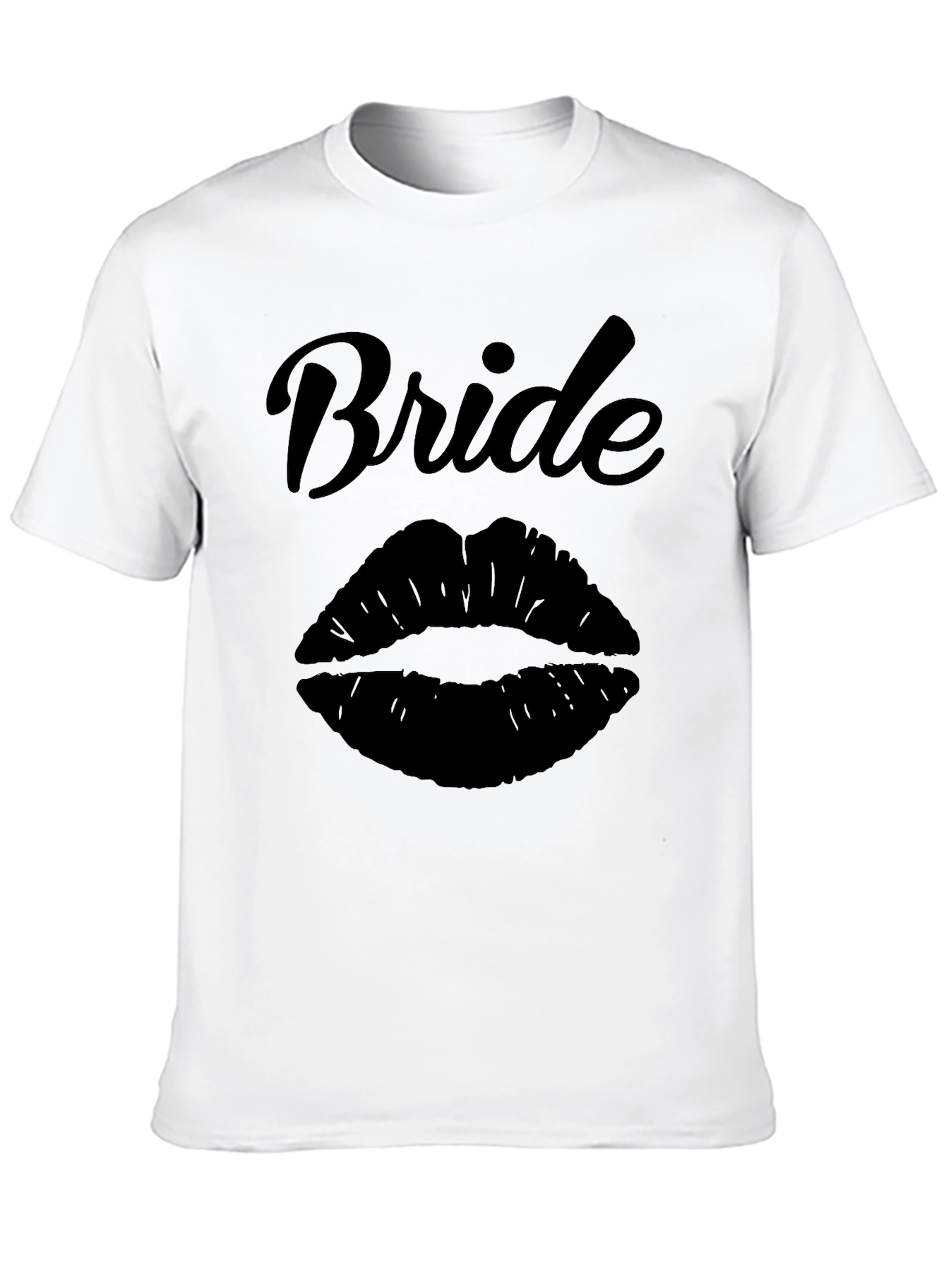 Bride Lips Graphic T-Shirt - Wedding Party Tee