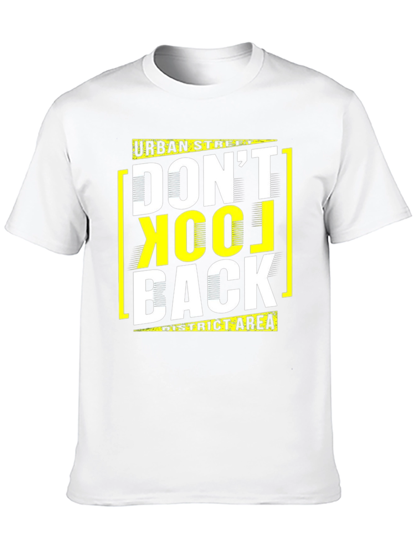 Urban Street Graphic Tee: Dont Look Back