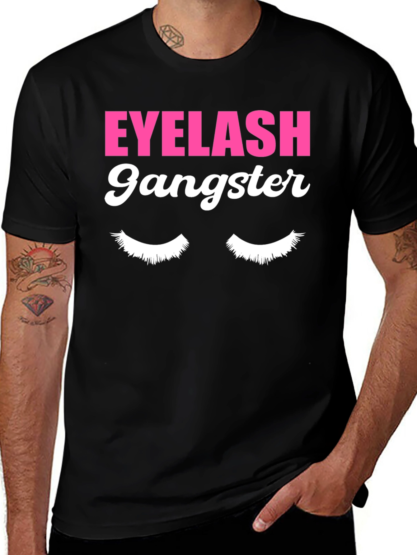 Eyelash Gangster Graphic Tee