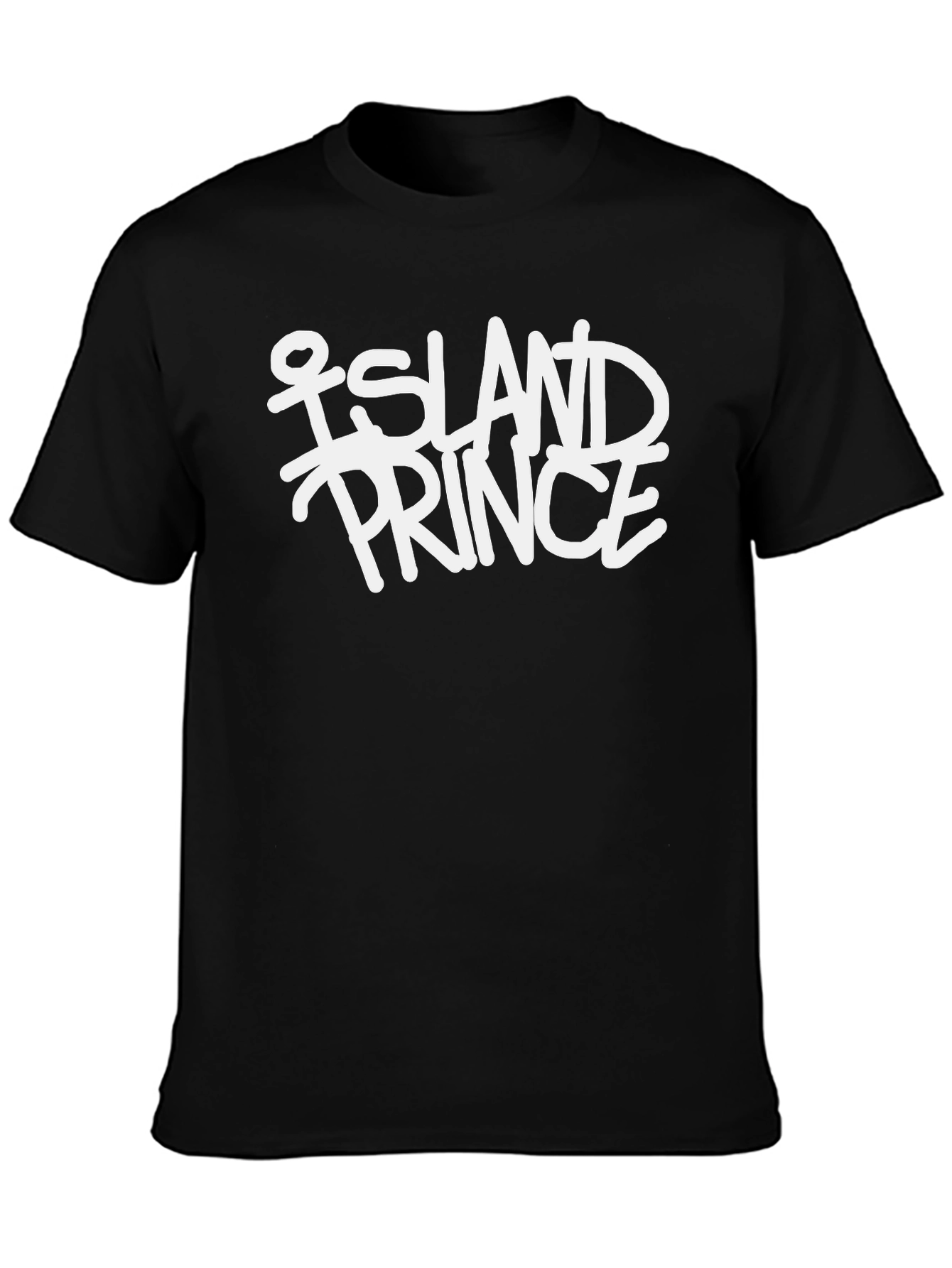 Island Prince Black T-Shirt - Unique Design