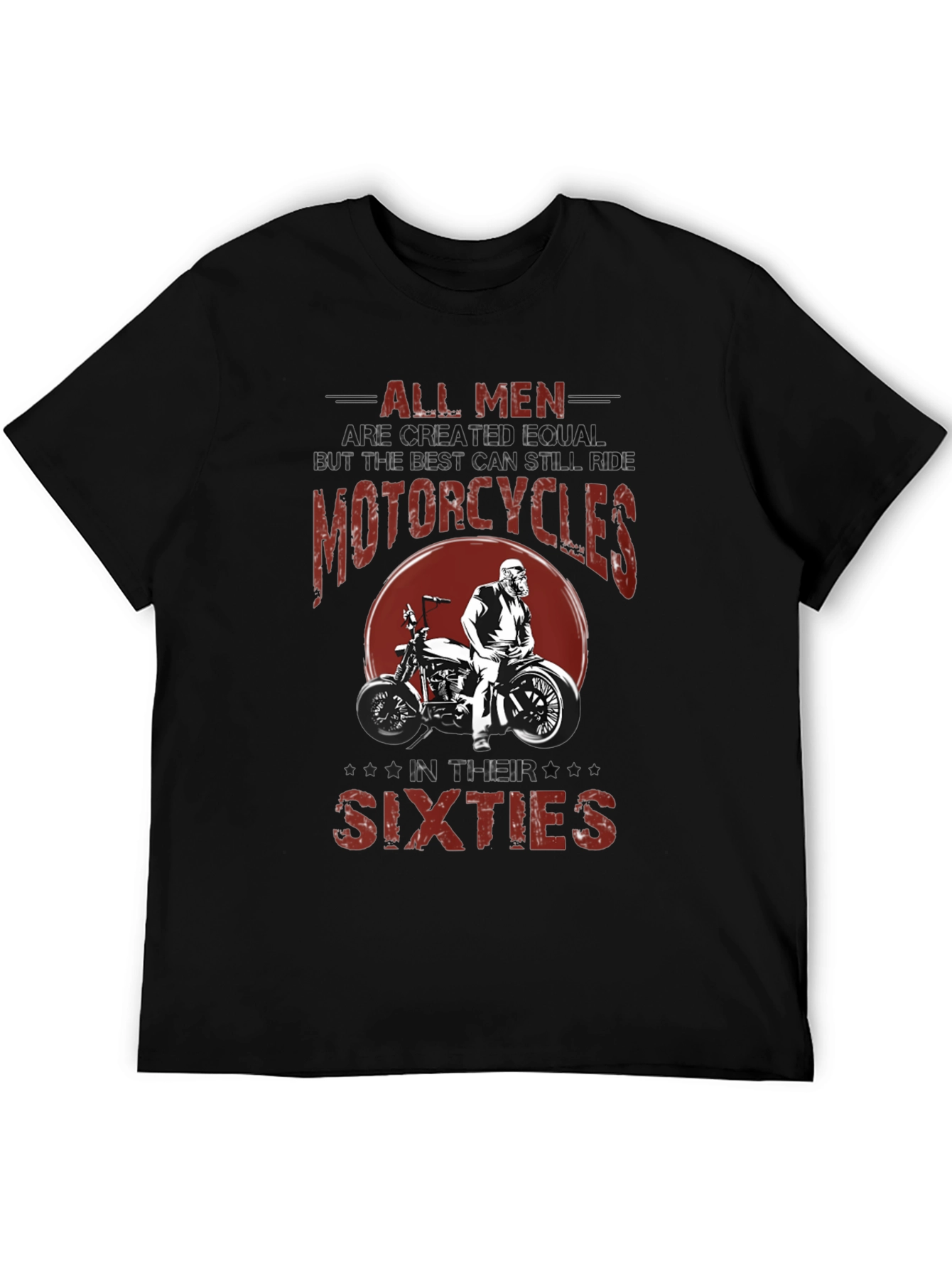 All Men Motorcycle Graphic T-Shirt