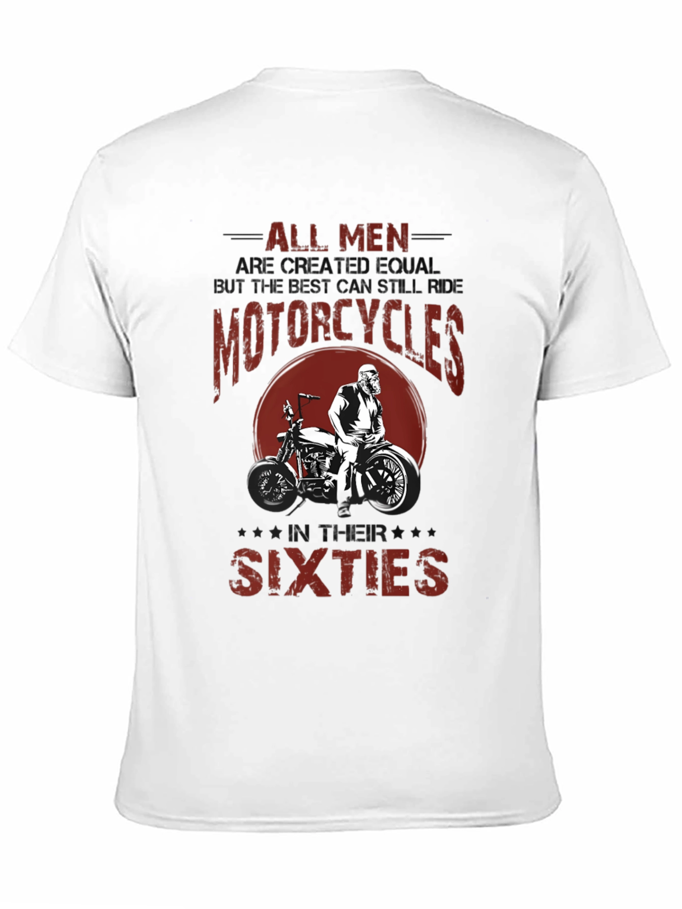All Men Motorcycle Graphic T-Shirt