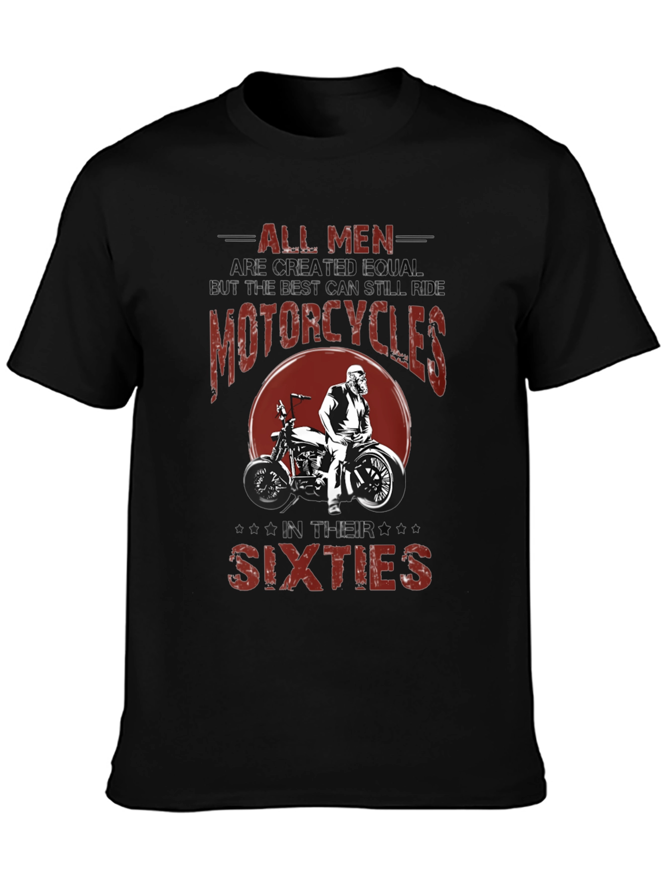 All Men Motorcycle Graphic T-Shirt