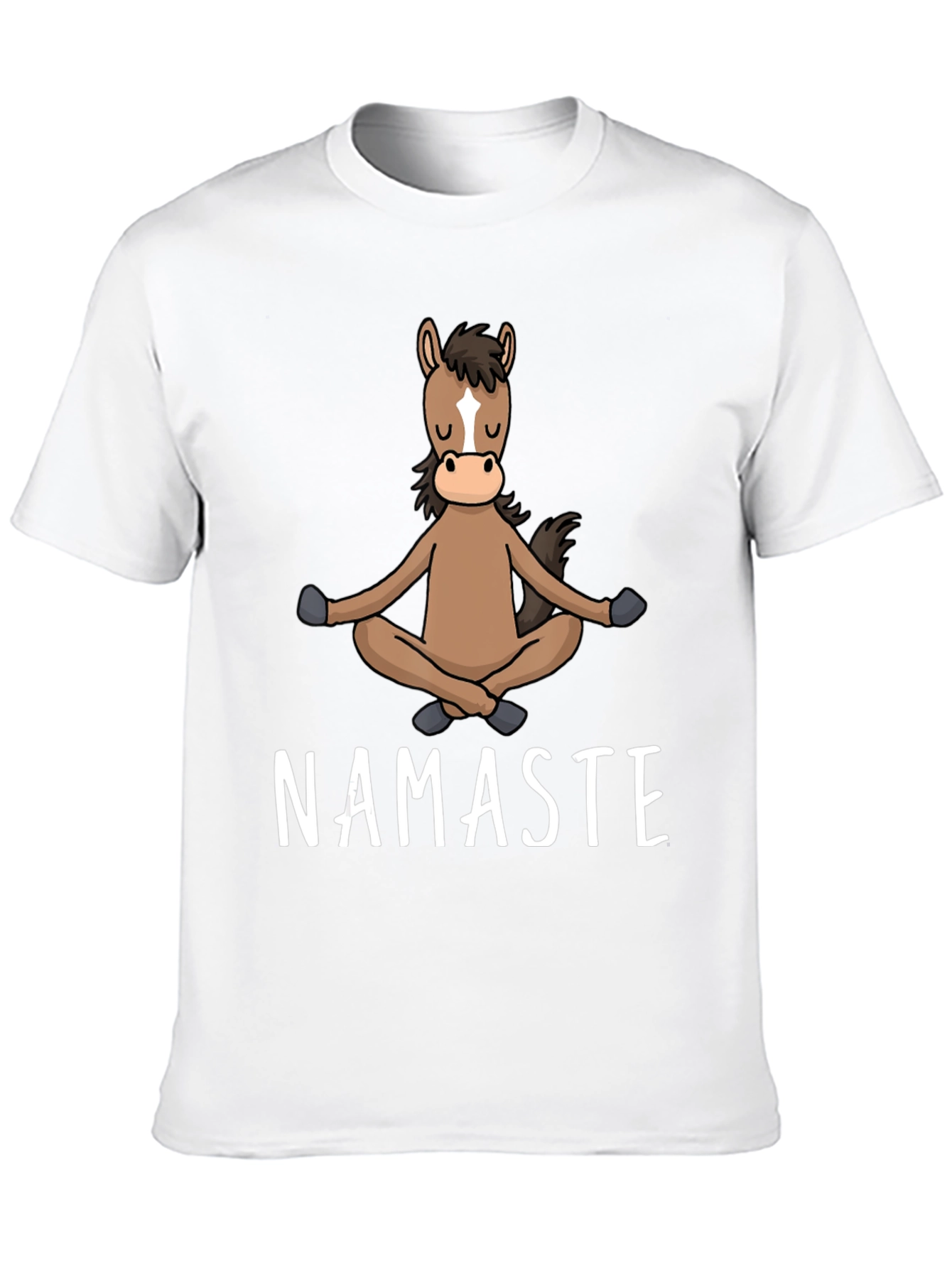 Namaste Horse T-Shirt: Meditating Equine Tee