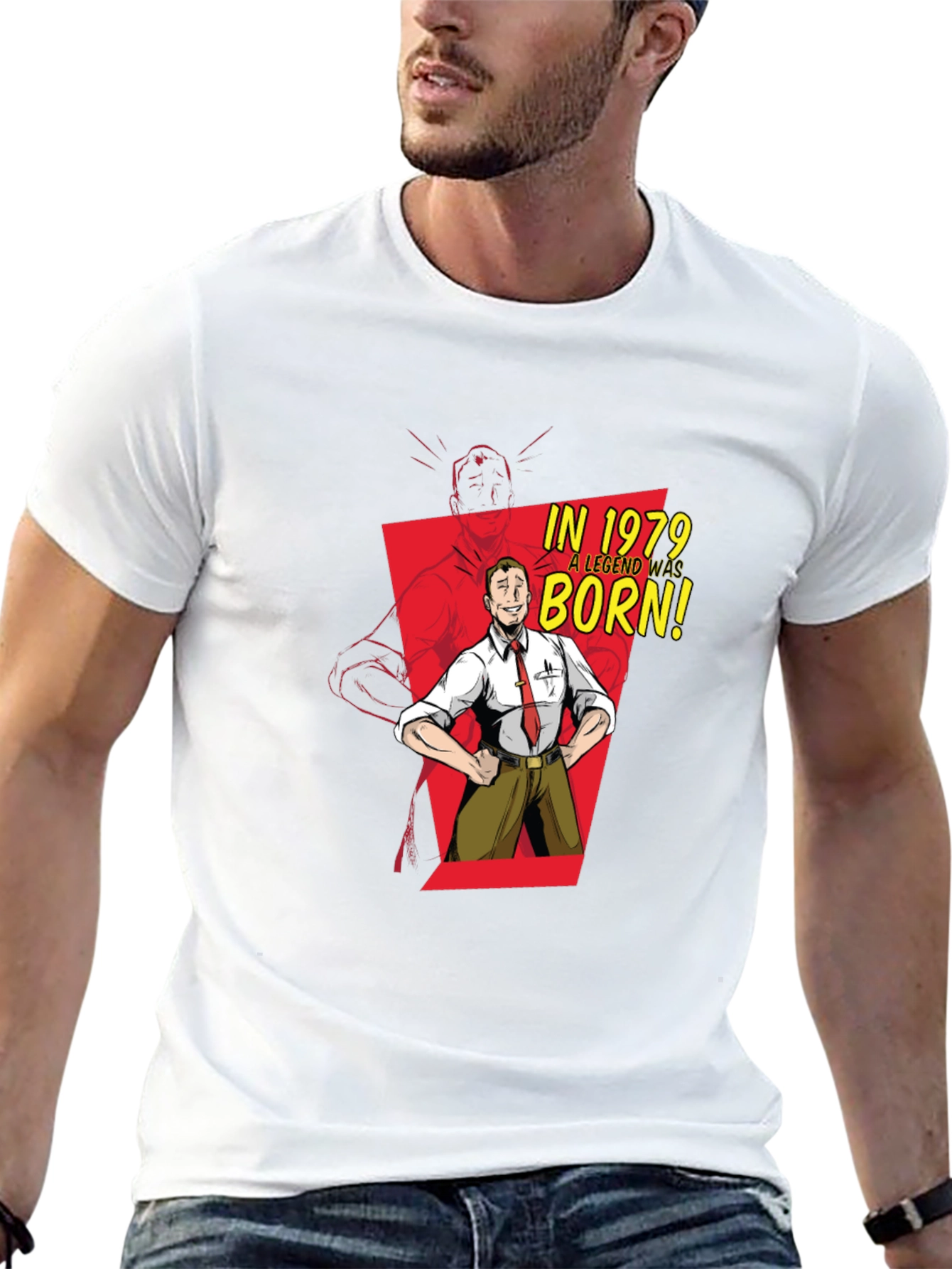 Legend Born 1979 Black Graphic Tee