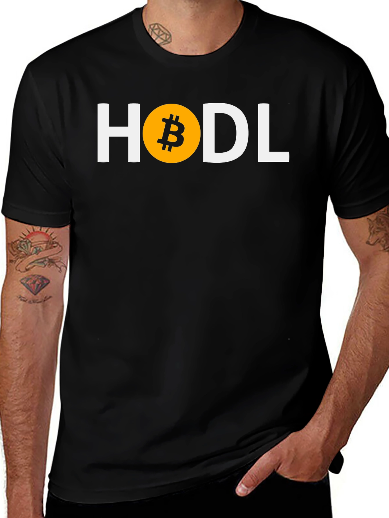 HODL Bitcoin T-Shirt - Crypto Investor Tee