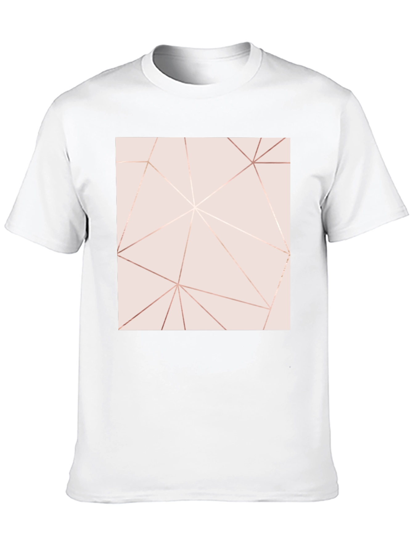 Geometric Lines Graphic Tee - Modern Style