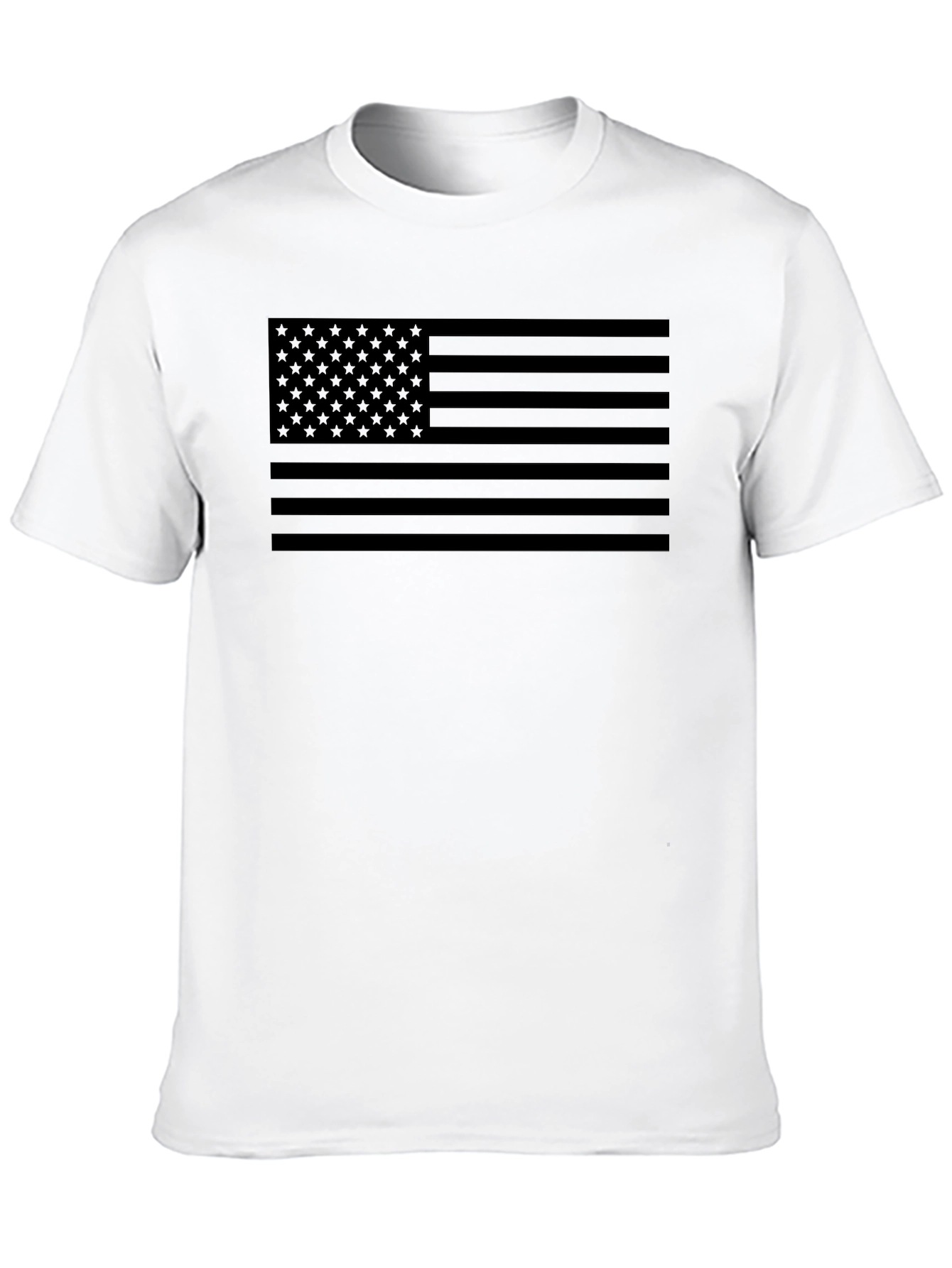 Stealth American Flag Black T-Shirt