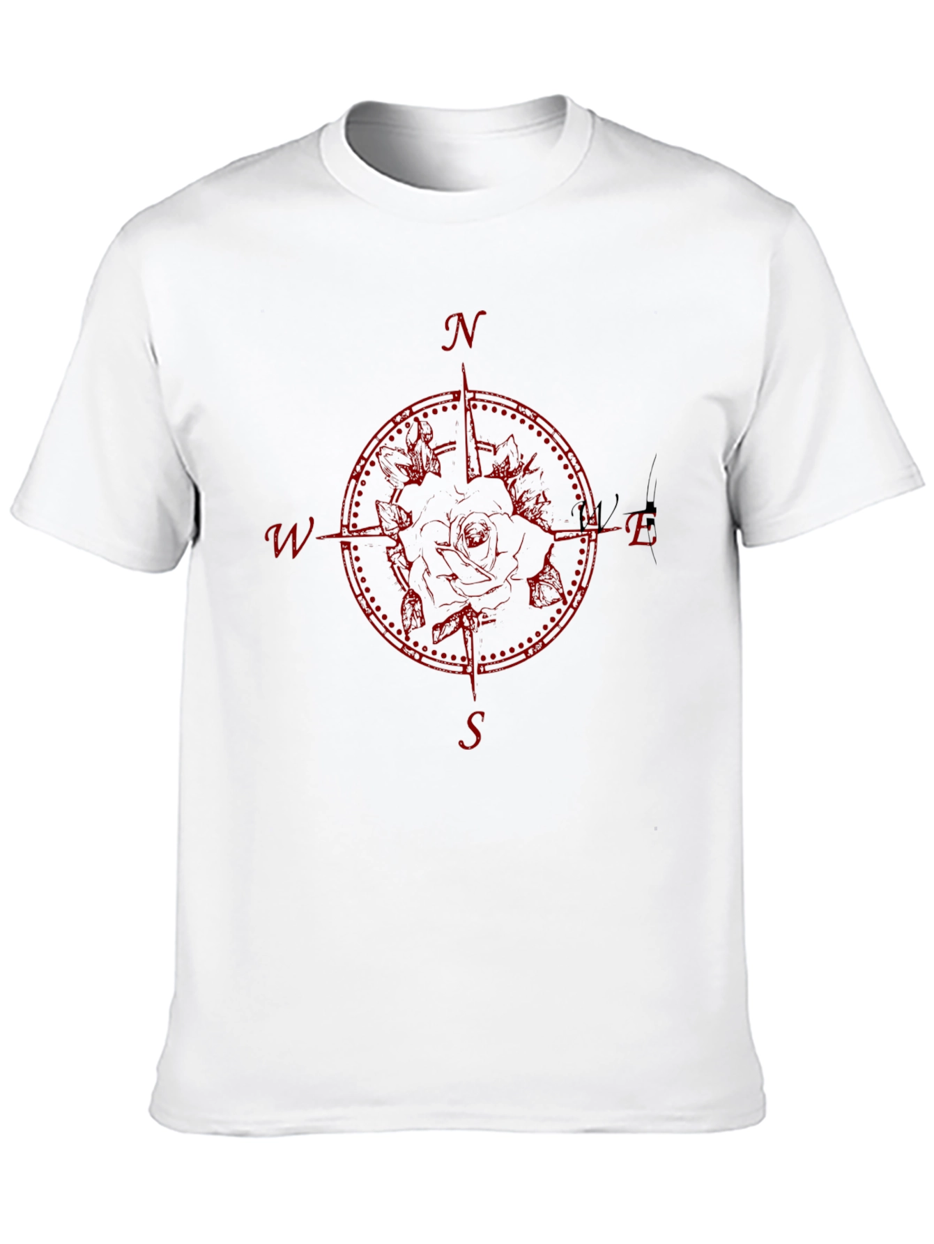Compass Rose Graphic Tee - Mens Black T-Shirt